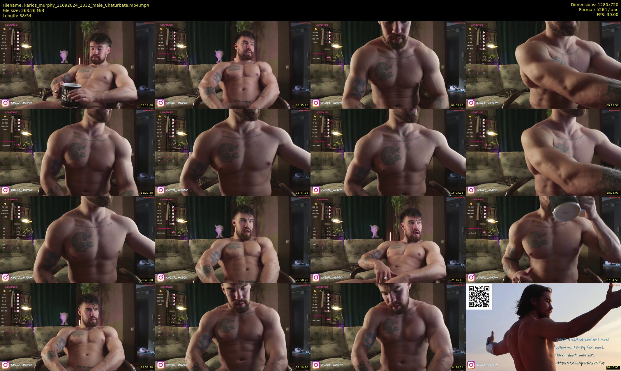 karlos_murphy — 39 minute Chaturbate male cam show recording, 720p, Sep 11, 2024