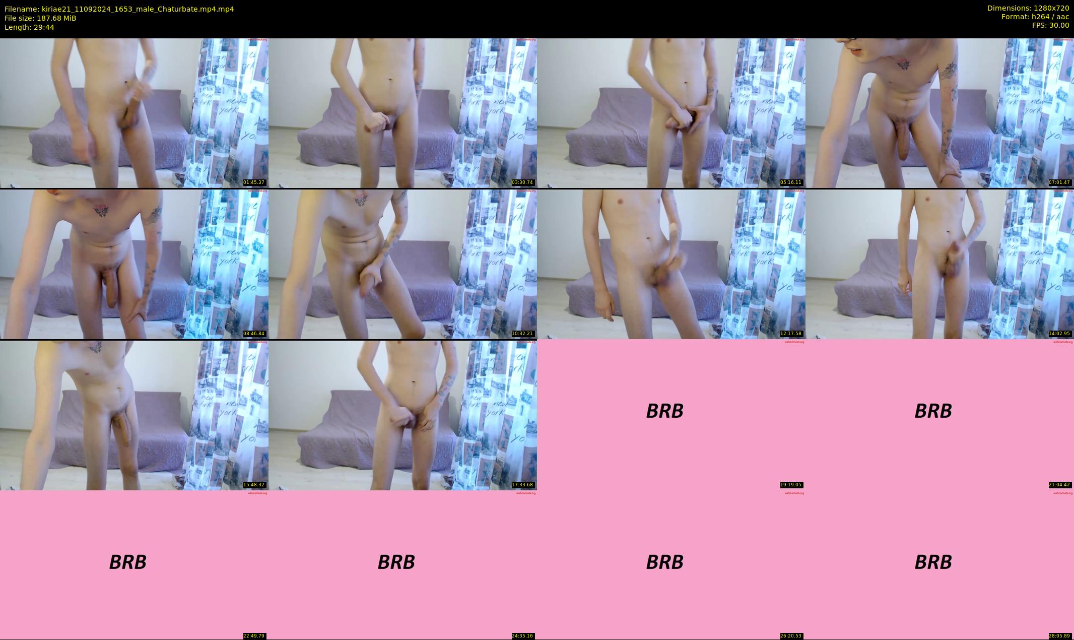 kiriae21 — 30 minute Chaturbate male cam show recording, 720p, Sep 11, 2024