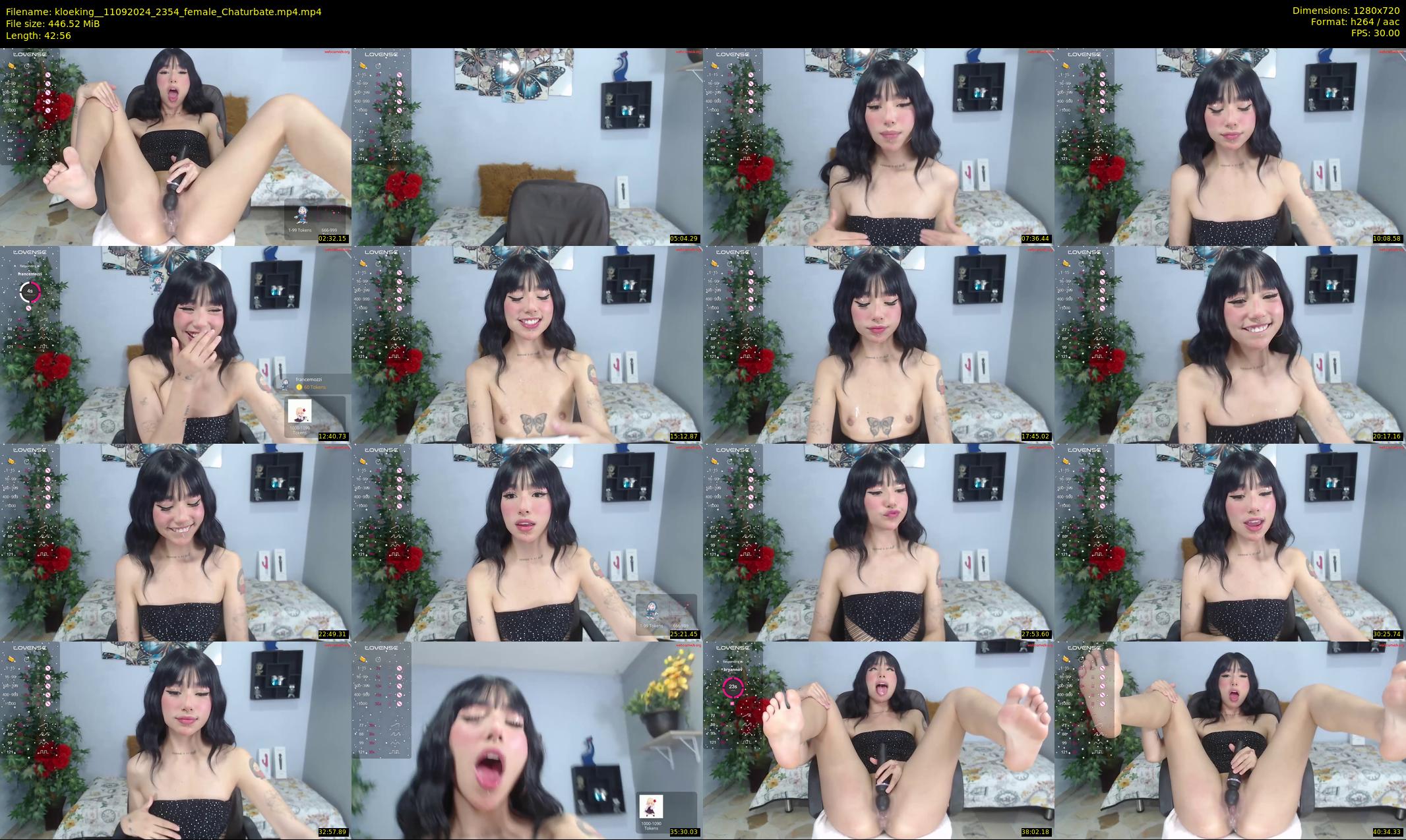 kloeking_ — 43 minute Chaturbate female cam show recording, 720p, Sep 11, 2024