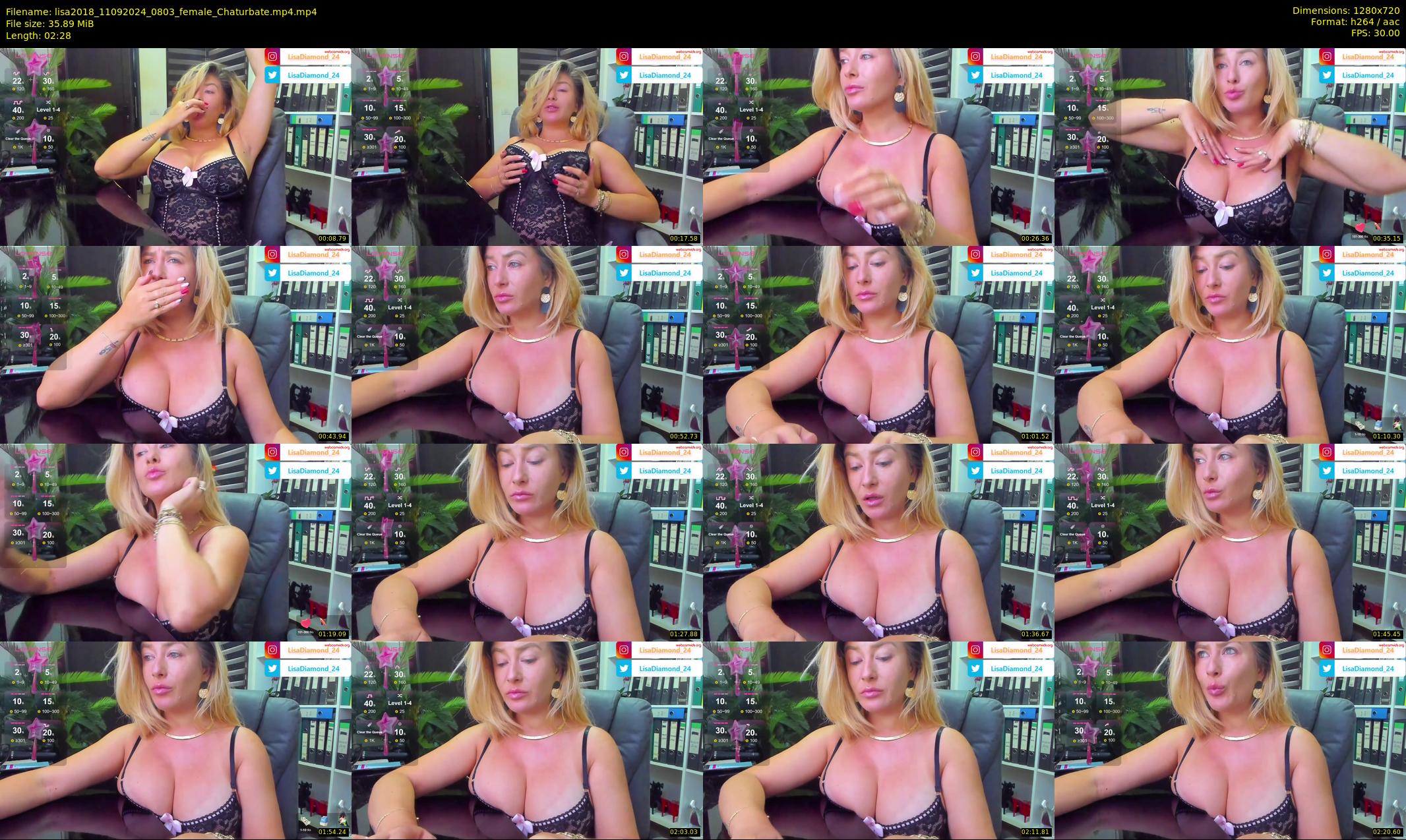 lisa2018 — 3 minute Chaturbate female cam show recording, 720p, Sep 11, 2024