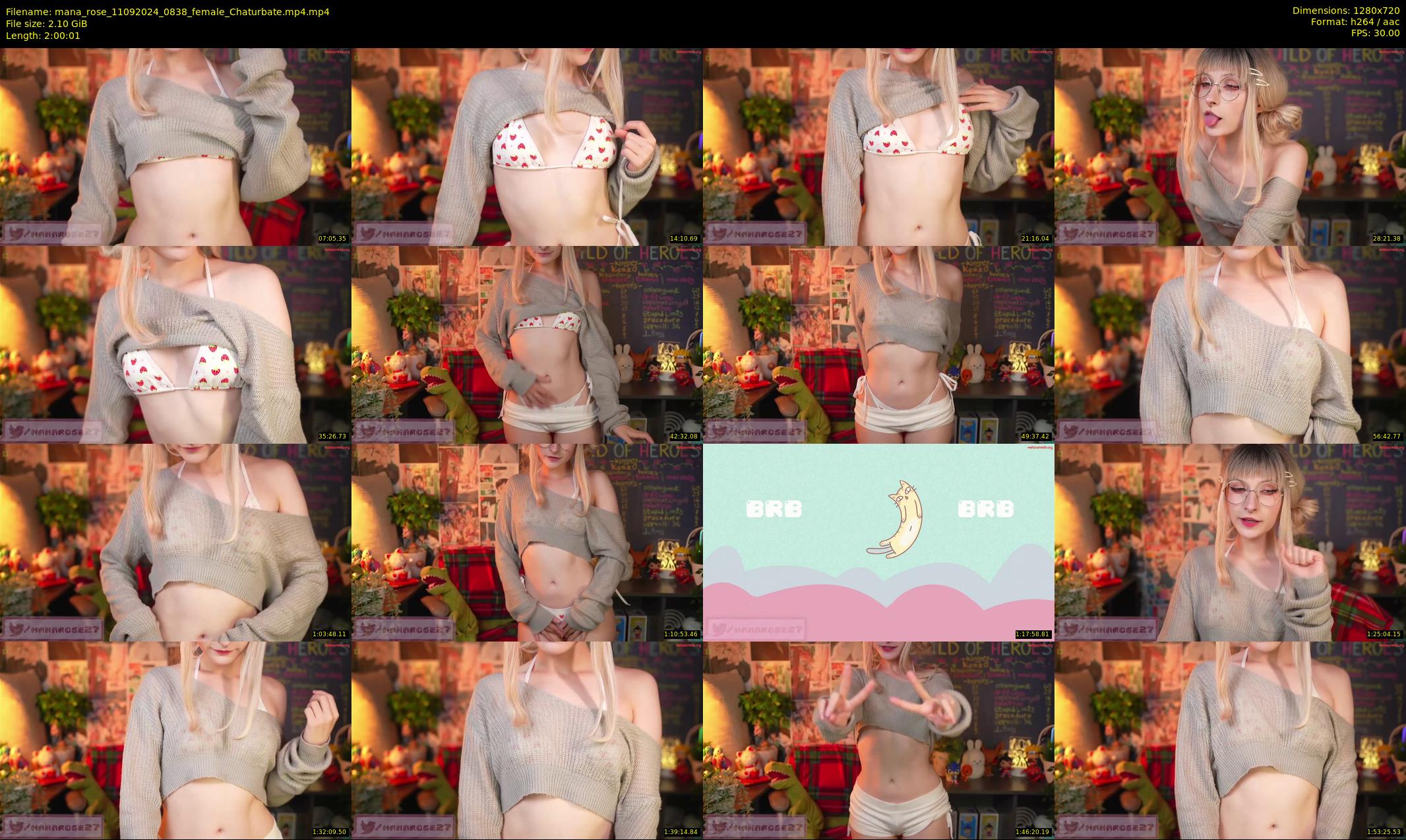 mana_rose — 121 minute Chaturbate female cam show recording, 720p, Sep 11, 2024