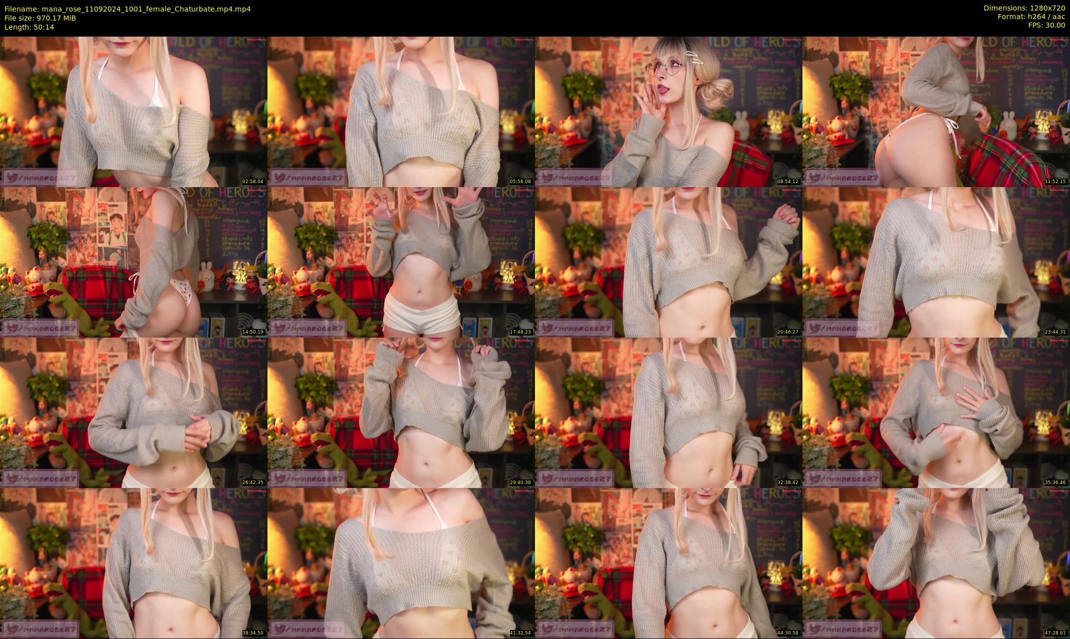 mana_rose — 51 minute Chaturbate female cam show recording, 720p, Sep 11, 2024