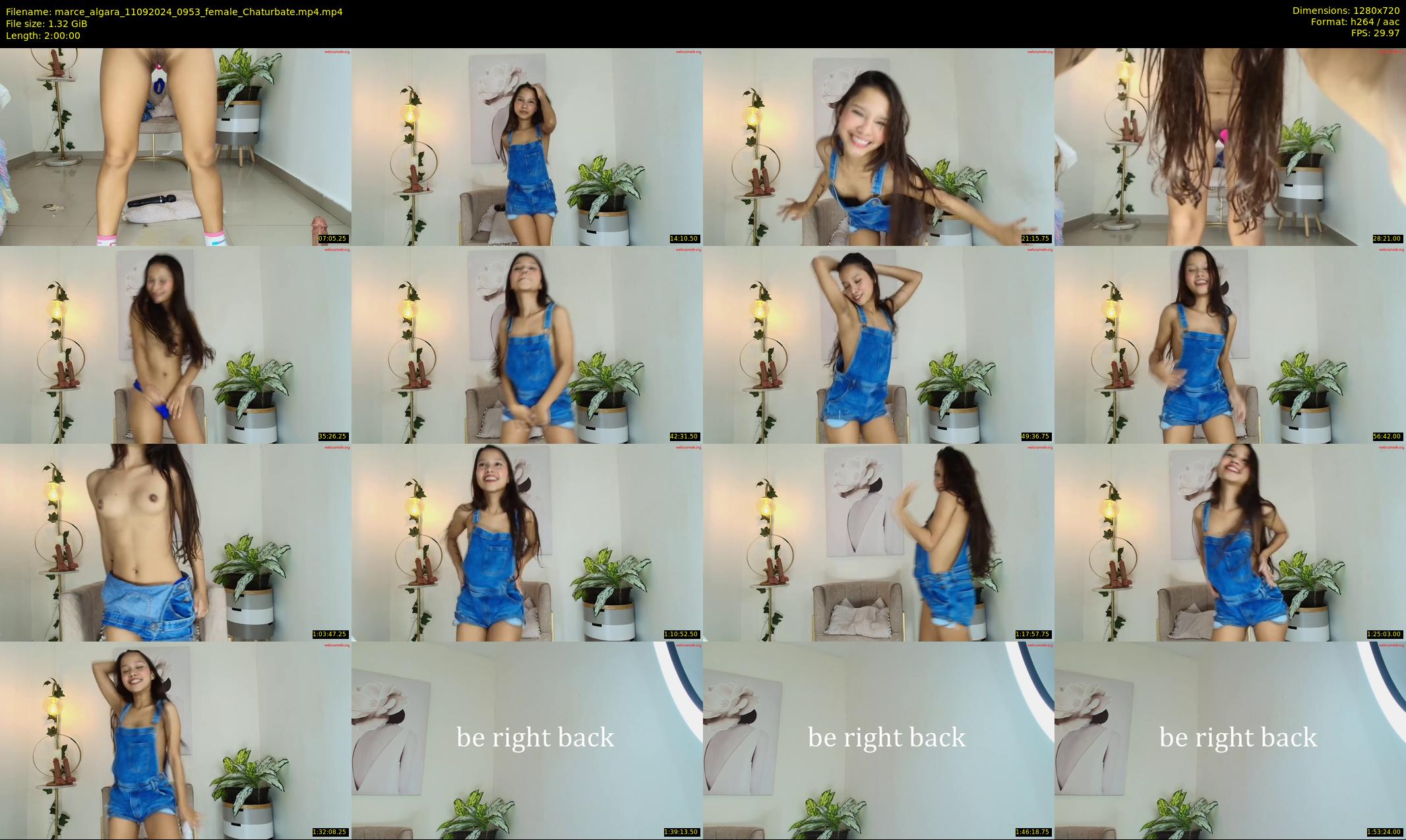 marce_algara — 120 minute Chaturbate female cam show recording, 720p, Sep 11, 2024