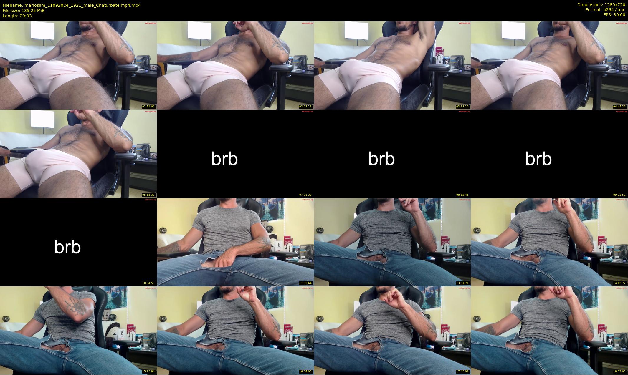 marioslim — 21 minute Chaturbate male cam show recording, 720p, Sep 11, 2024