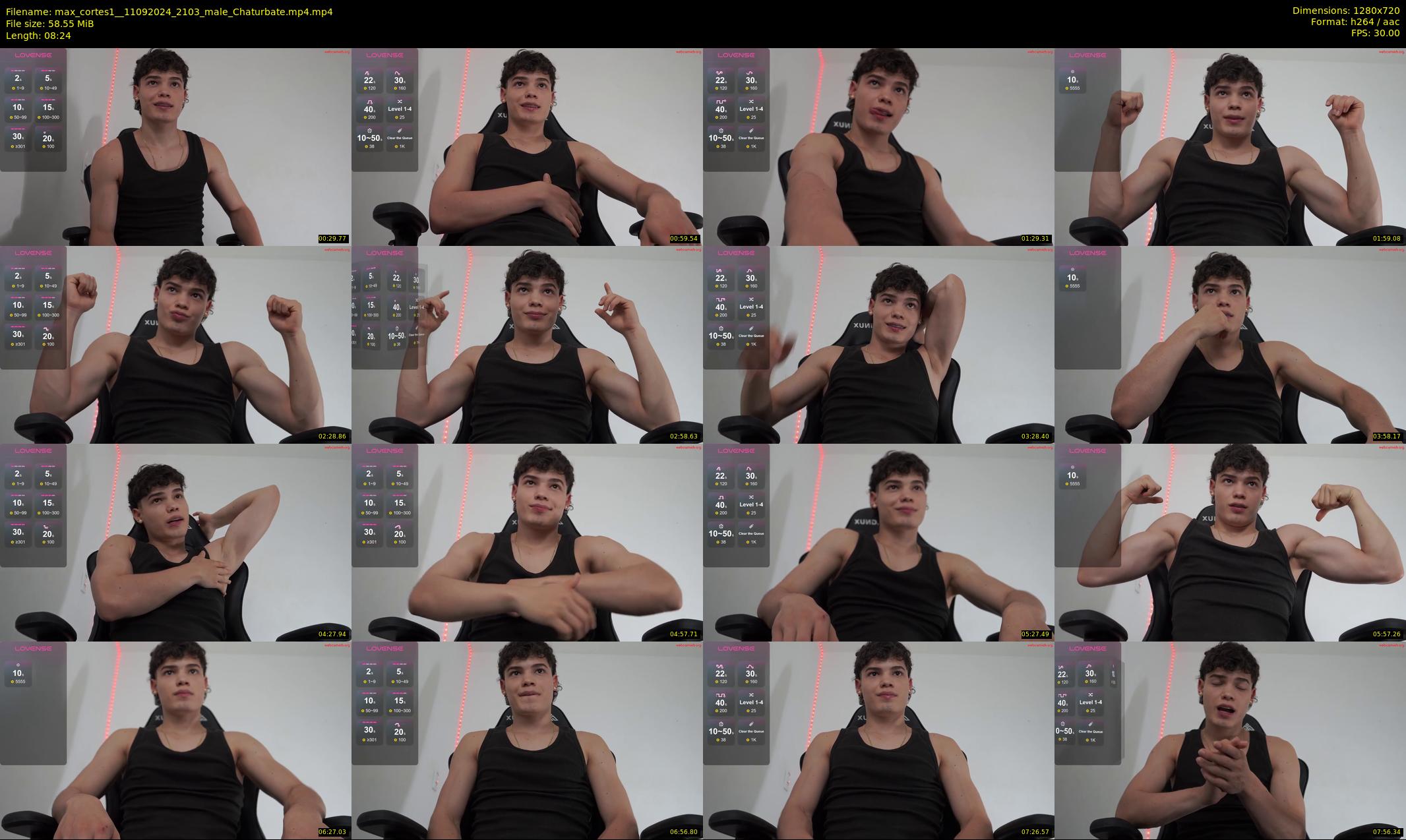 max_cortes1_ — 9 minute Chaturbate male cam show recording, 720p, Sep 11, 2024