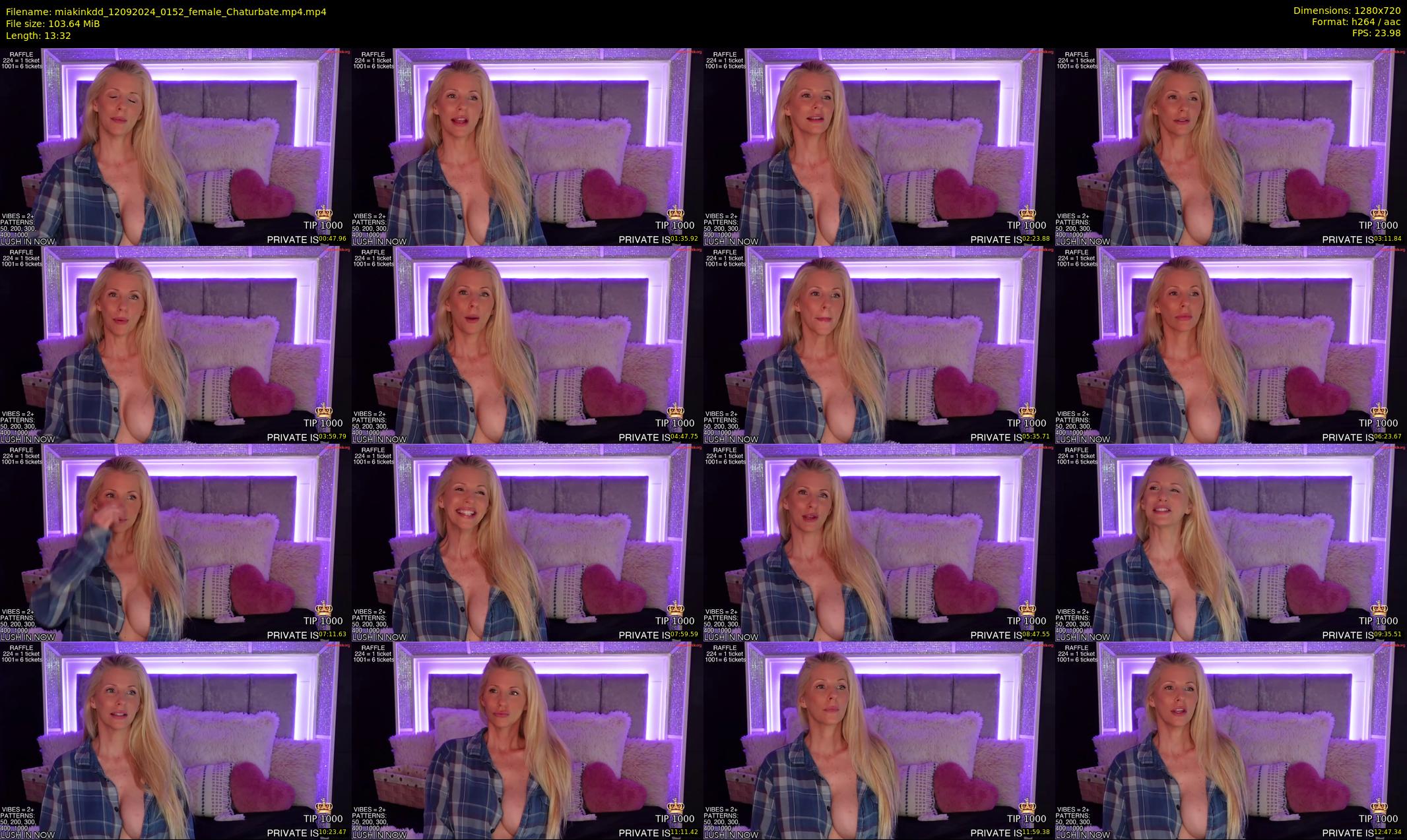 miakinkdd — 14 minute Chaturbate female cam show recording, 720p, Sep 12, 2024