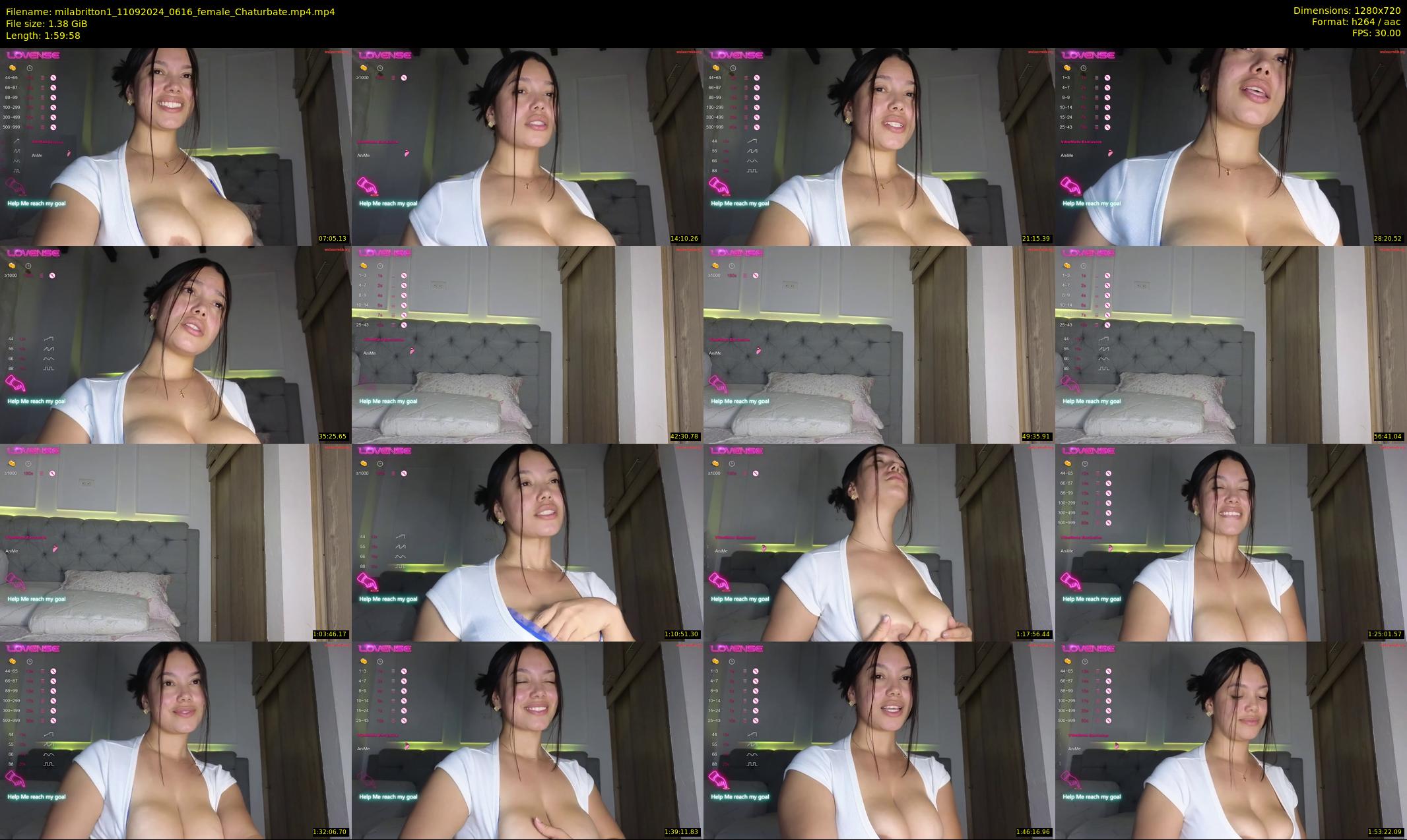 milabritton1 — 120 minute Chaturbate female cam show recording, 720p, Sep 11, 2024