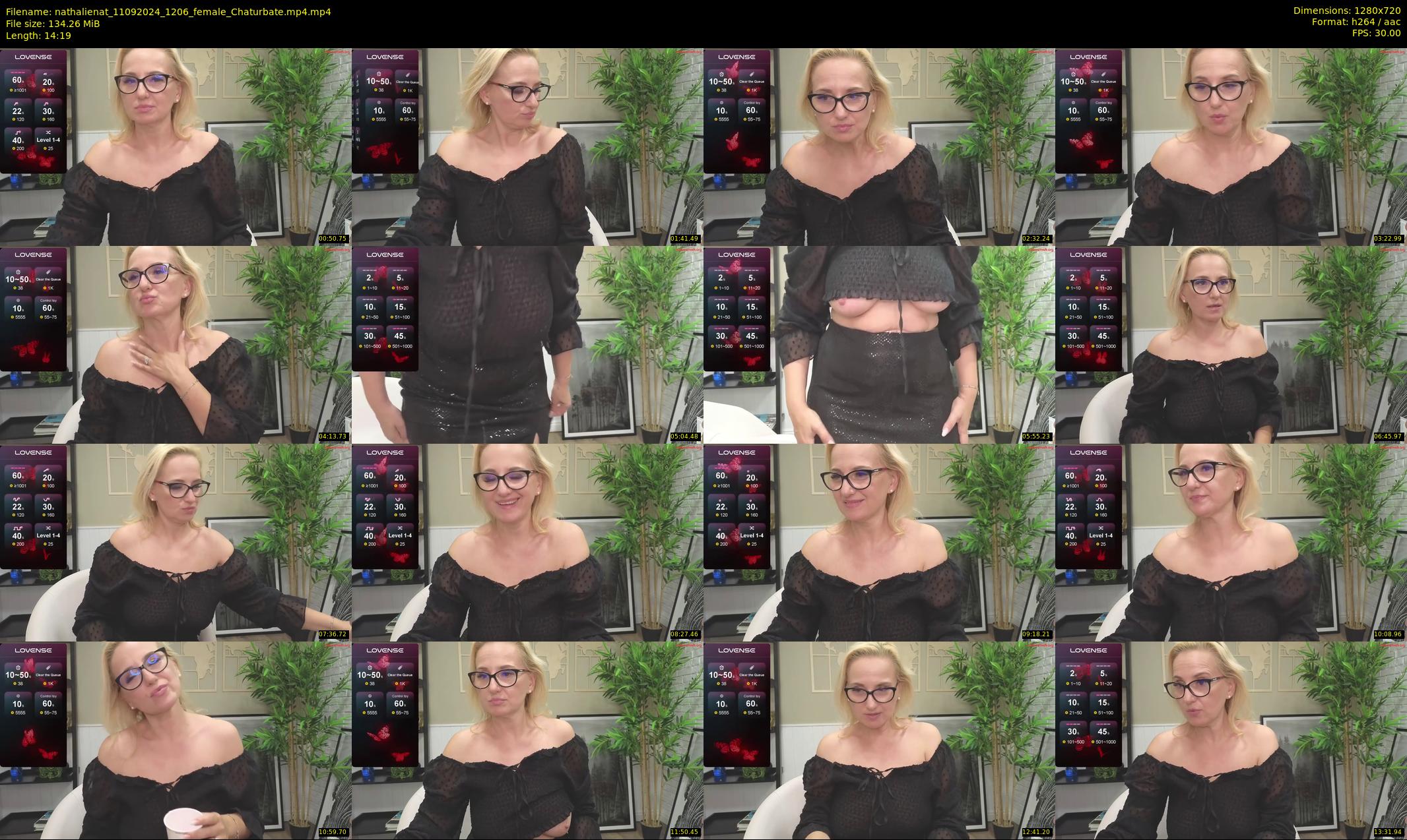nathalienat — 15 minute Chaturbate female cam show recording, 720p, Sep 11, 2024
