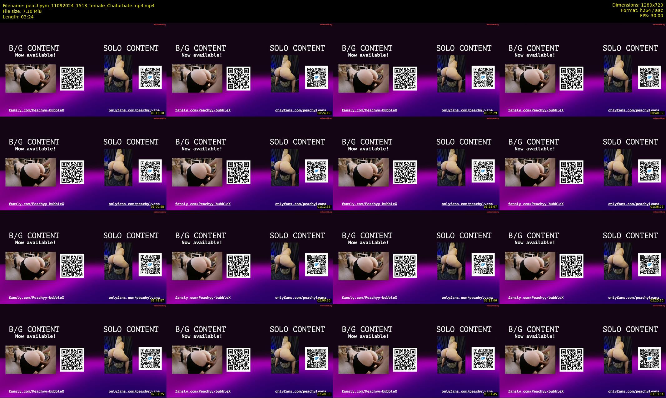 peachyym — 4 minute Chaturbate female cam show recording, 720p, Sep 11, 2024