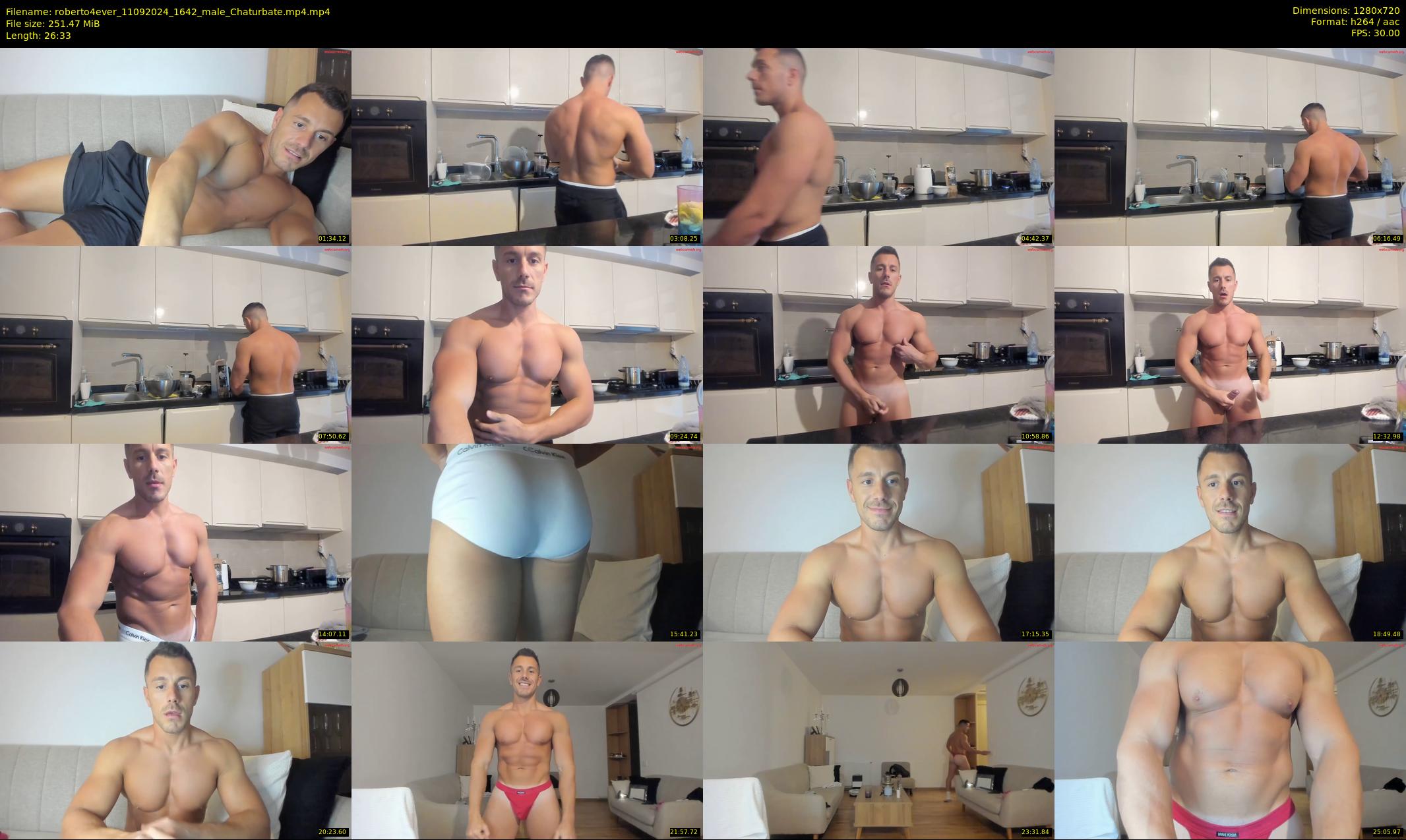 roberto4ever — 27 minute Chaturbate male cam show recording, 720p, Sep 11, 2024