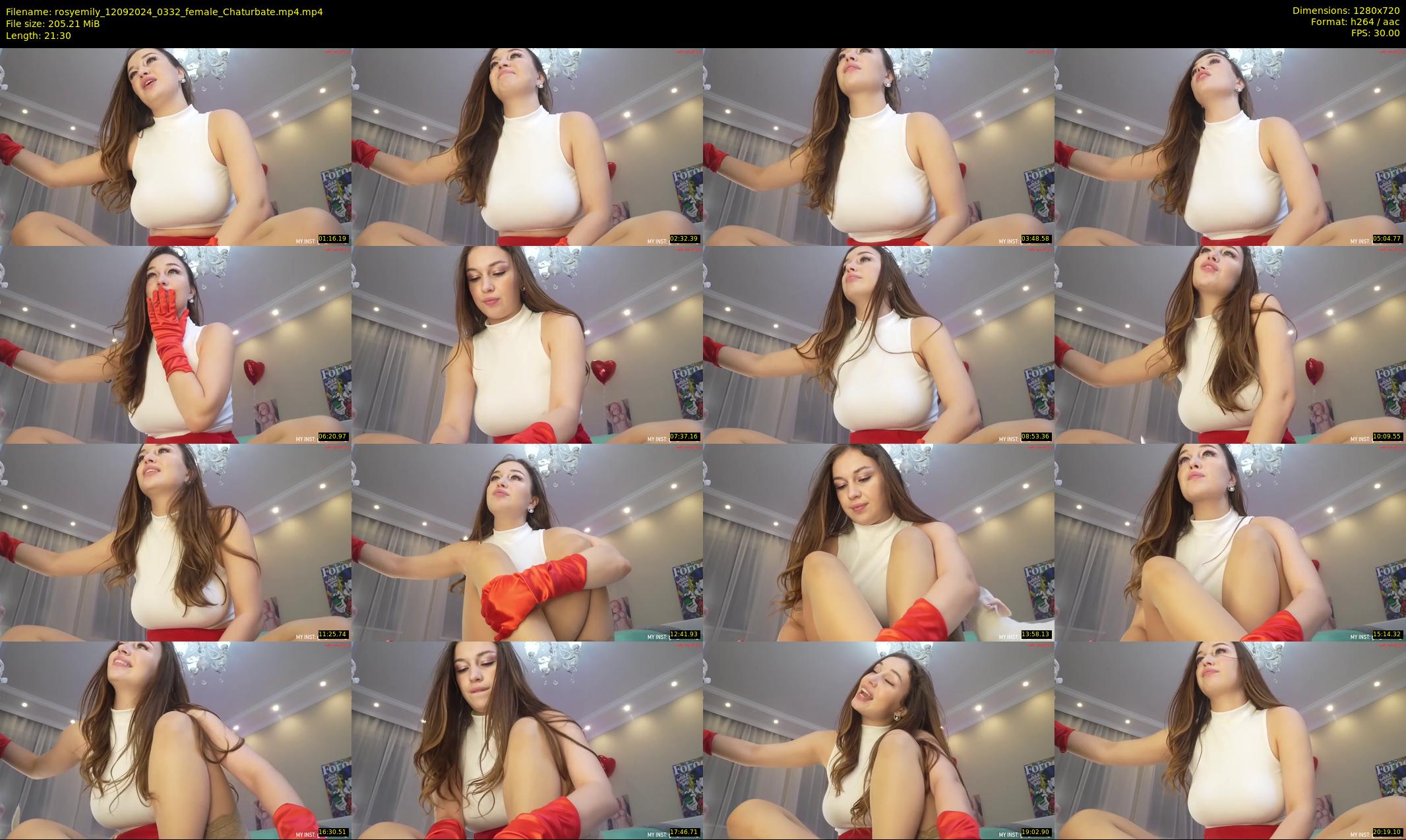 rosyemily — 22 minute Chaturbate female cam show recording, 720p, Sep 12, 2024
