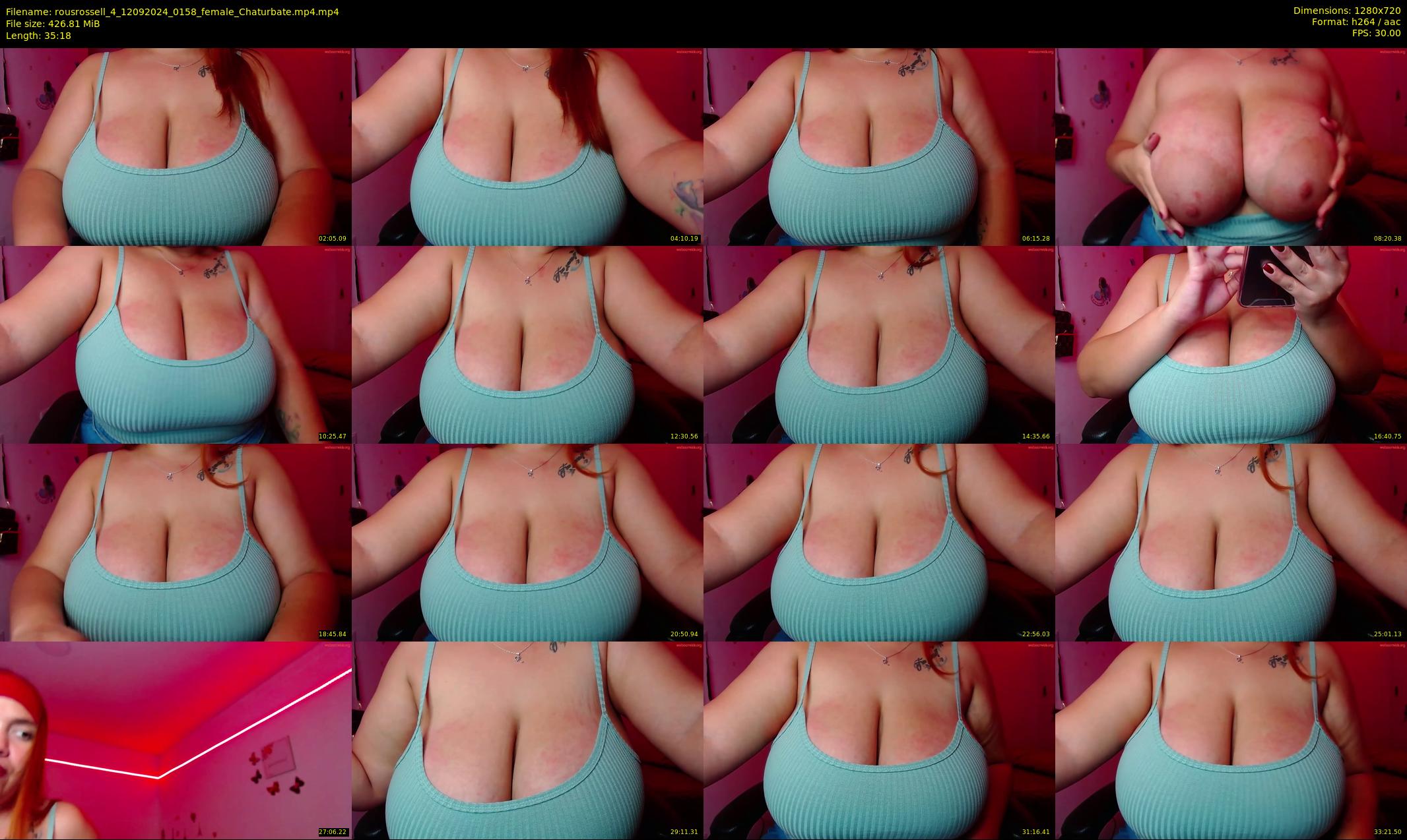 rousrossell_4 — 36 minute Chaturbate female cam show recording, 720p, Sep 12, 2024