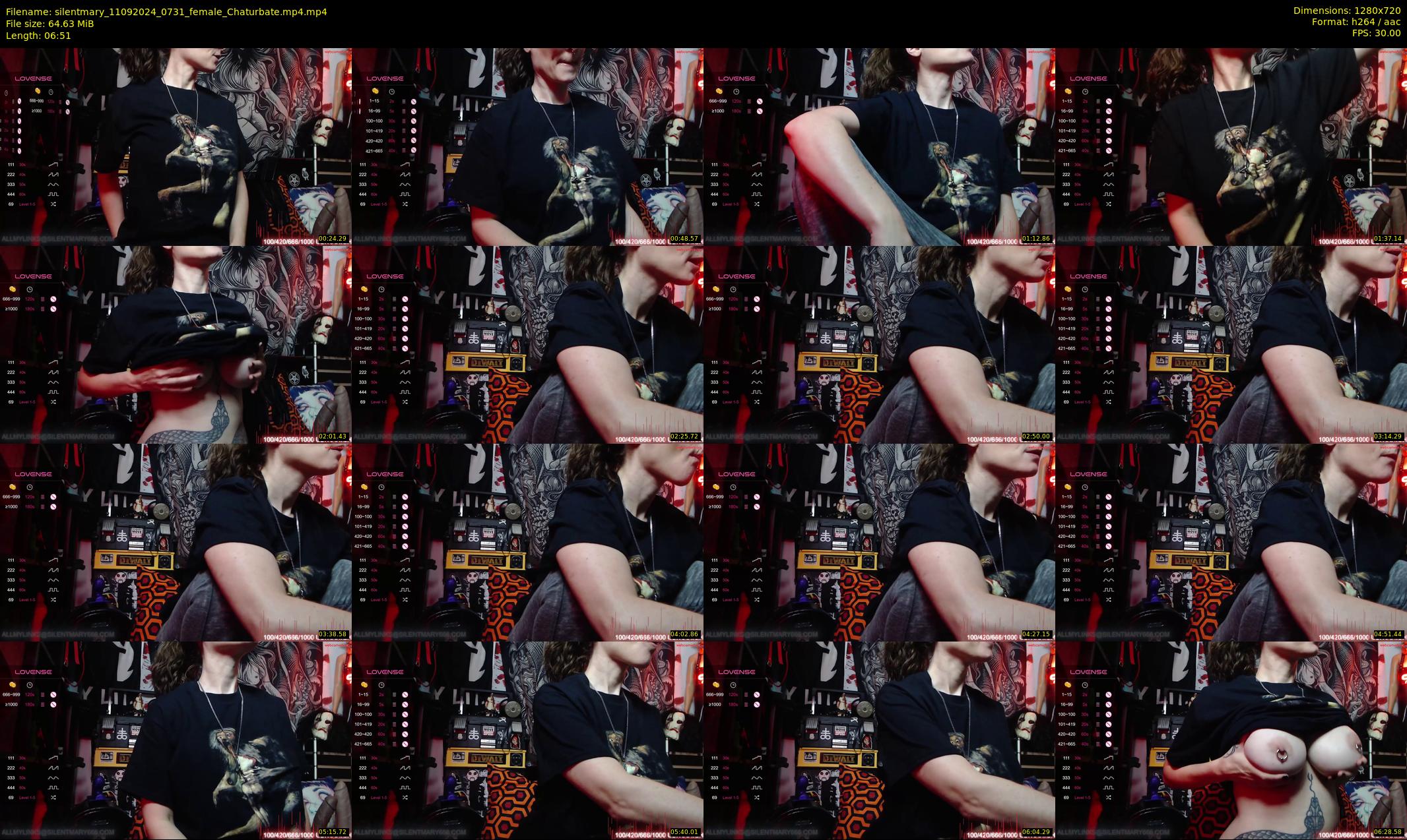 silentmary — 7 minute Chaturbate female cam show recording, 720p, Sep 11, 2024