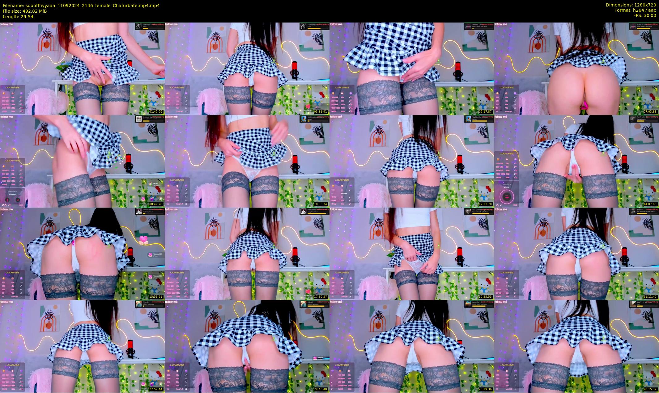 sooofffiyyaaa — 30 minute Chaturbate female cam show recording, 720p, Sep 11, 2024