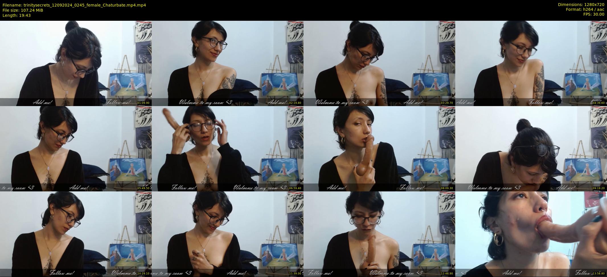 trinitysecrets — 20 minute Chaturbate female cam show recording, 720p, Sep 12, 2024