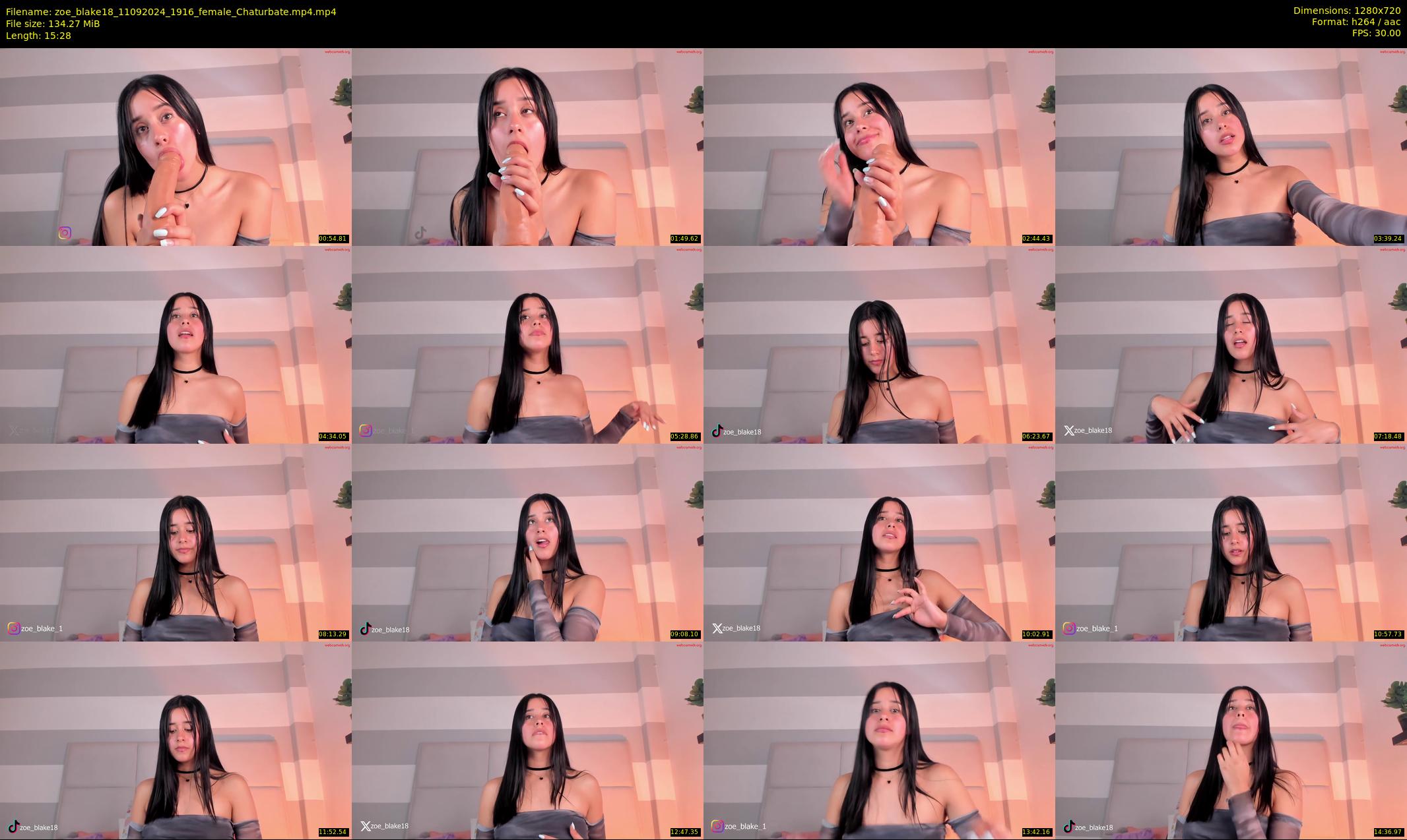 zoe_blake18 — 16 minute Chaturbate female cam show recording, 720p, Sep 11, 2024