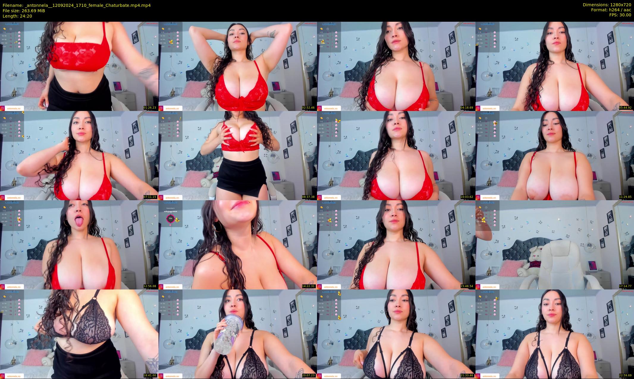 _antonnela_ — 25 minute Chaturbate female cam show recording, 720p, Sep 12, 2024