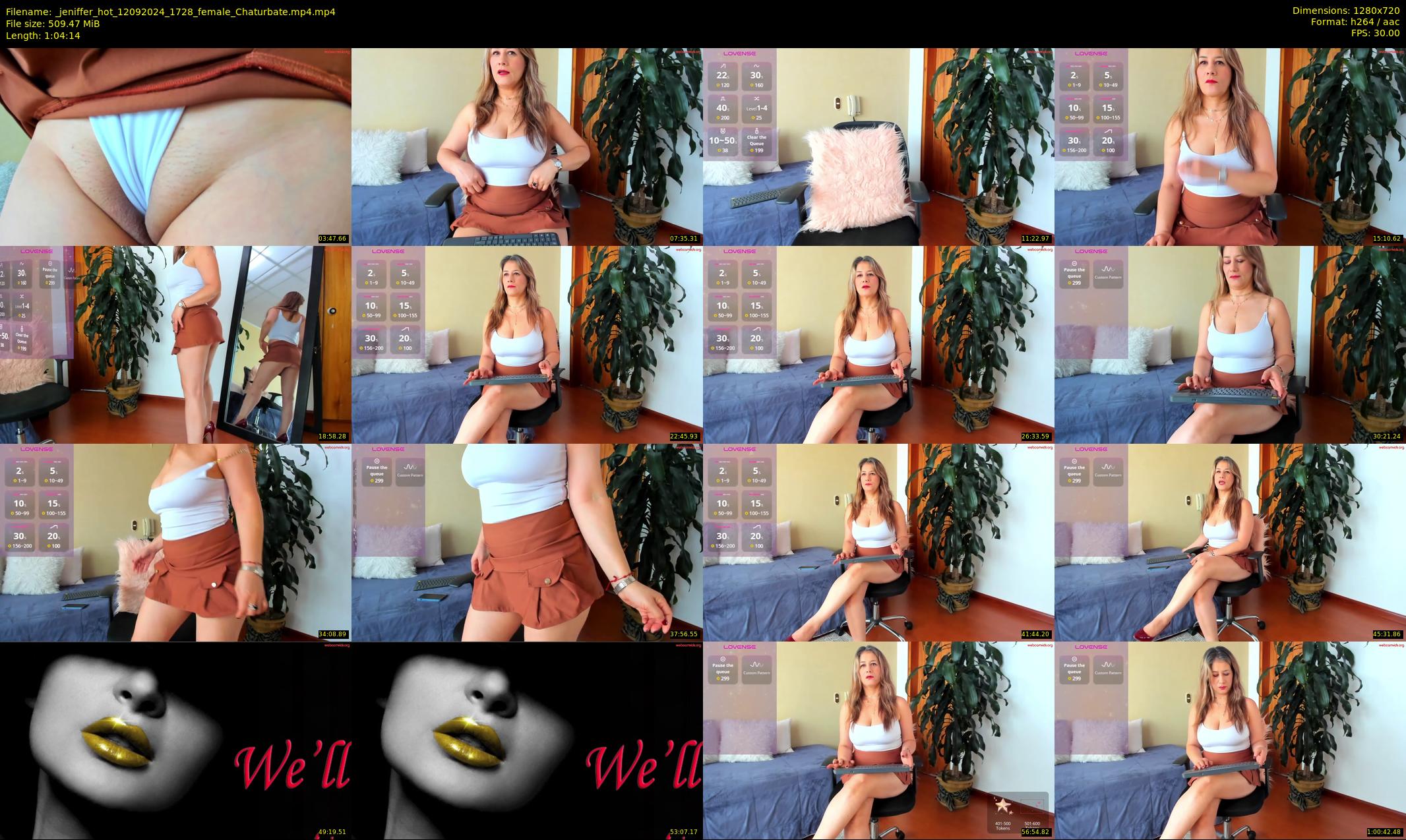 _jeniffer_hot — 65 minute Chaturbate female cam show recording, 720p, Sep 12, 2024