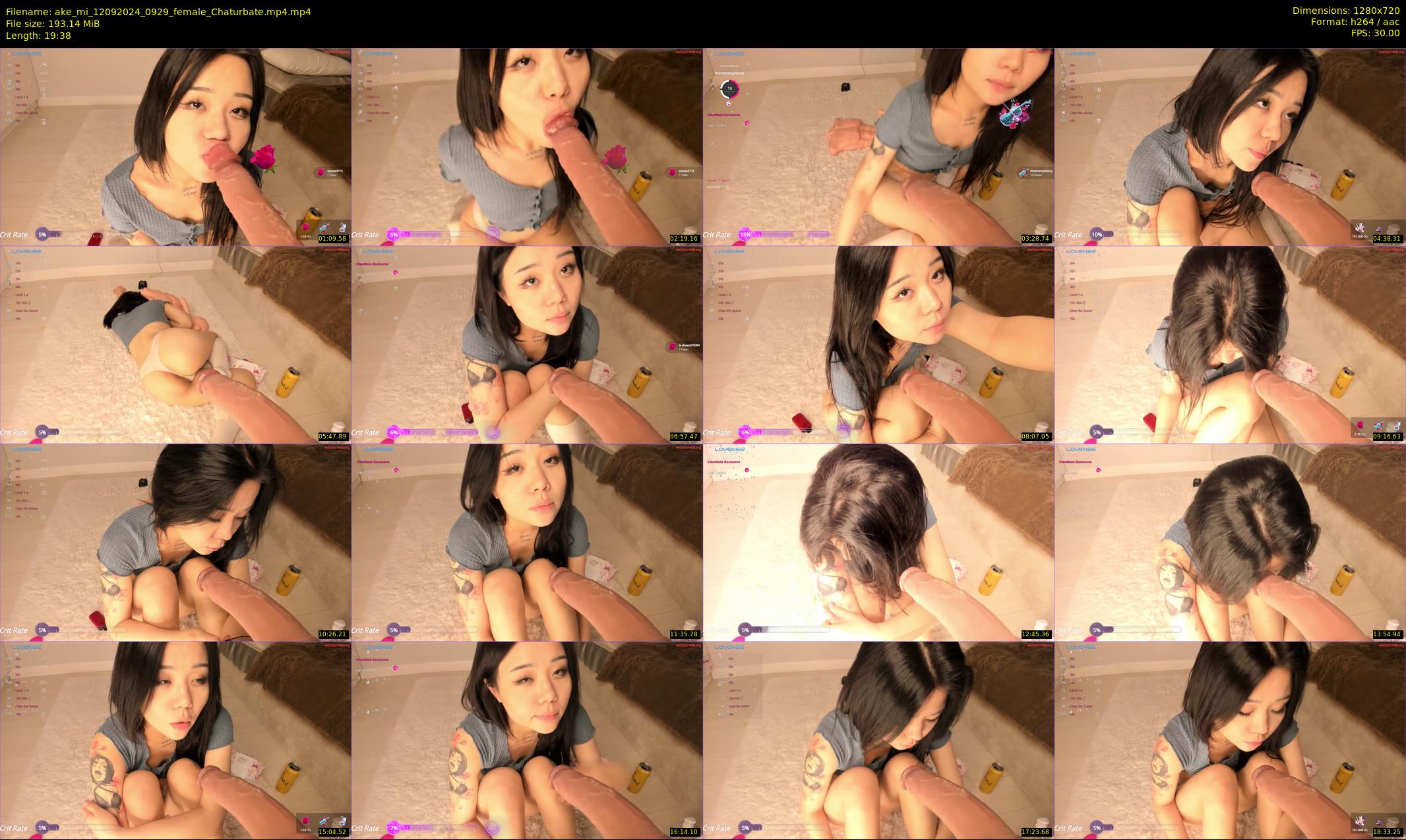 ake_mi — 20 minute Chaturbate female cam show recording, 720p, Sep 12, 2024