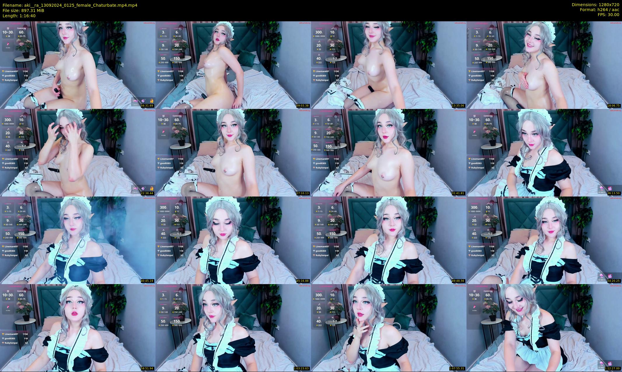 aki__ra — 77 minute Chaturbate female cam show recording, 720p, Sep 13, 2024