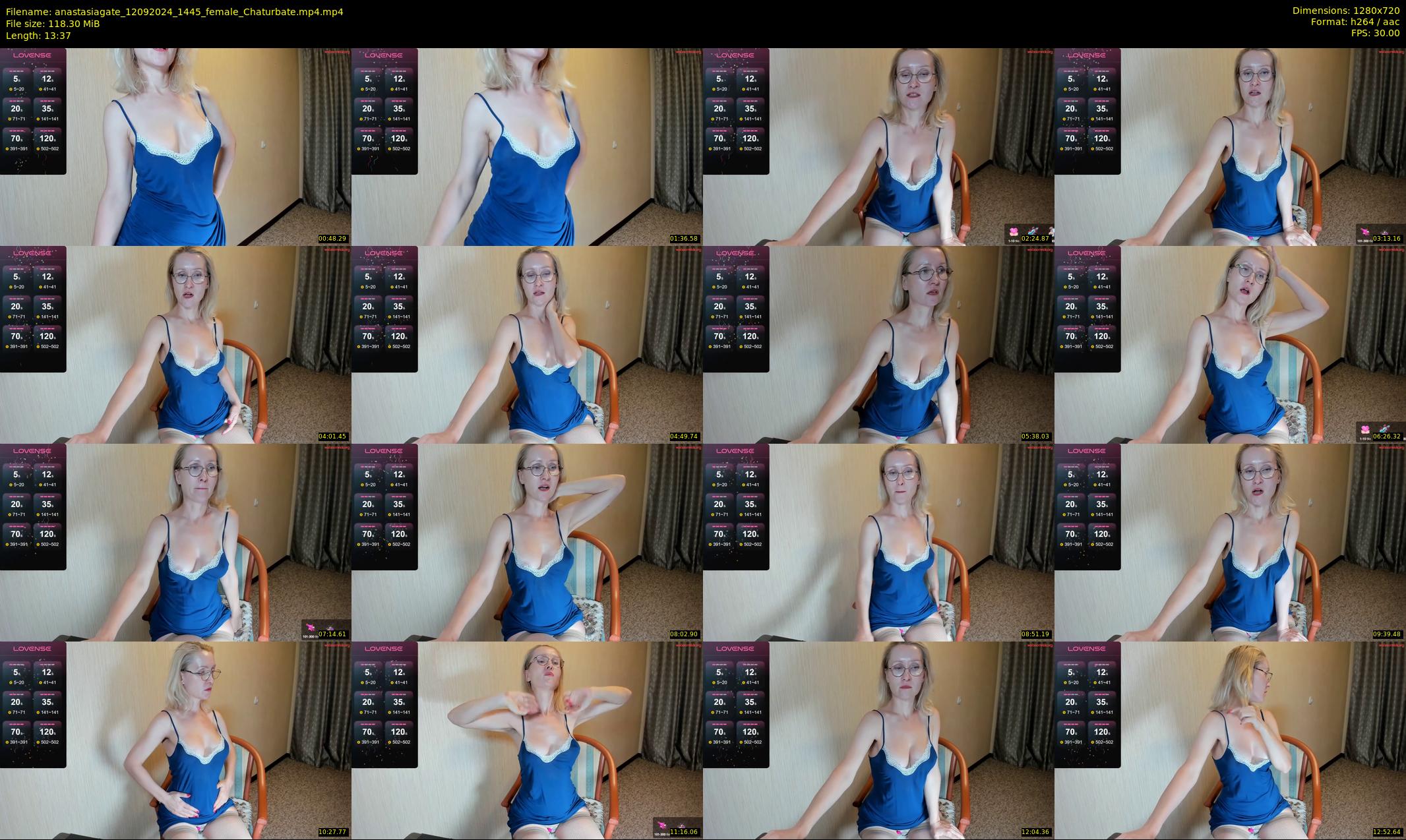 anastasiagate — 14 minute Chaturbate female cam show recording, 720p, Sep 12, 2024