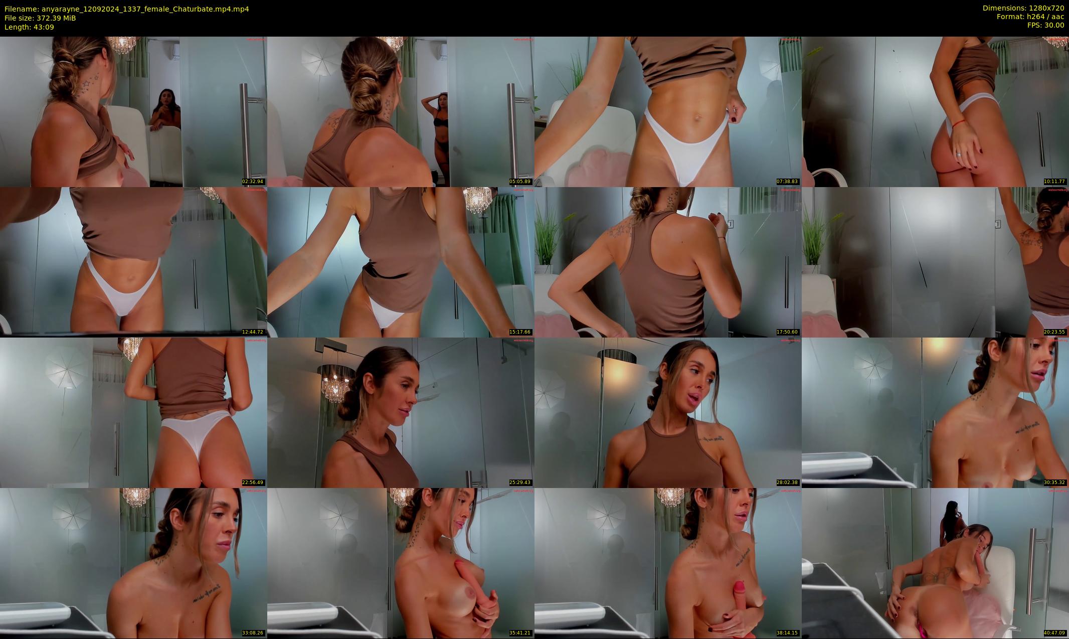 anyarayne — 44 minute Chaturbate female cam show recording, 720p, Sep 12, 2024
