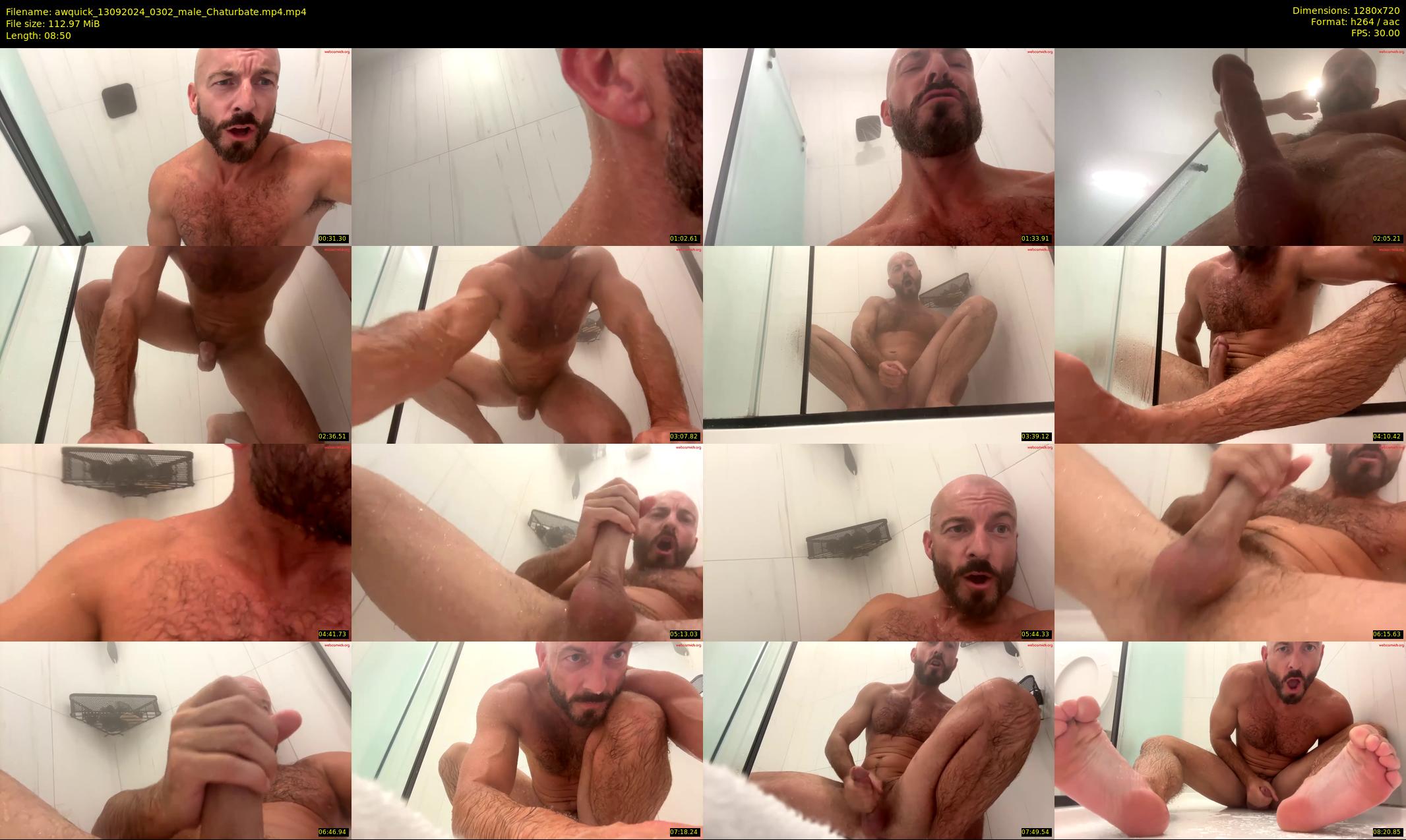 awquick — 9 minute Chaturbate male cam show recording, 720p, Sep 13, 2024