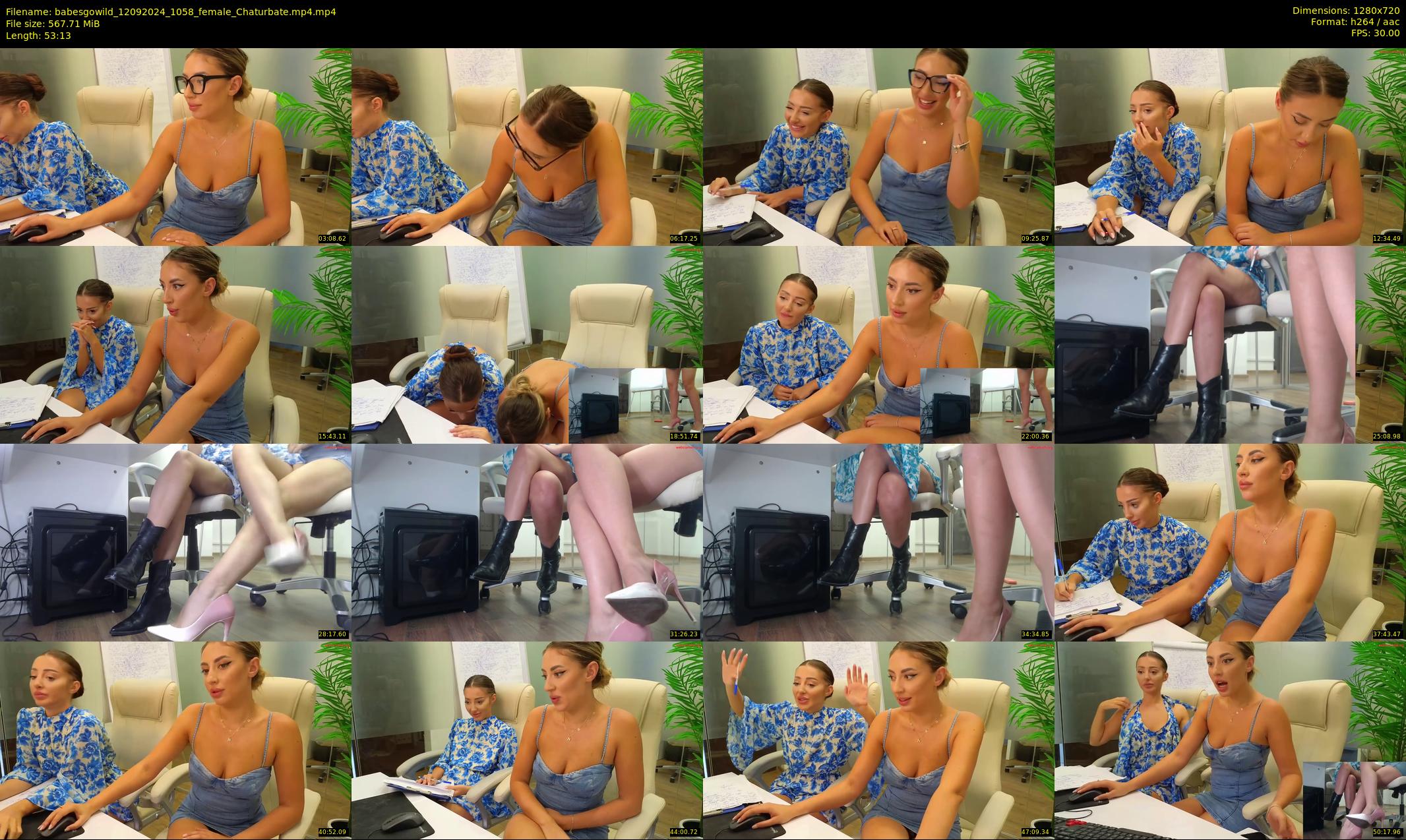 babesgowild — 54 minute Chaturbate couple cam show recording, 720p, Sep 12, 2024