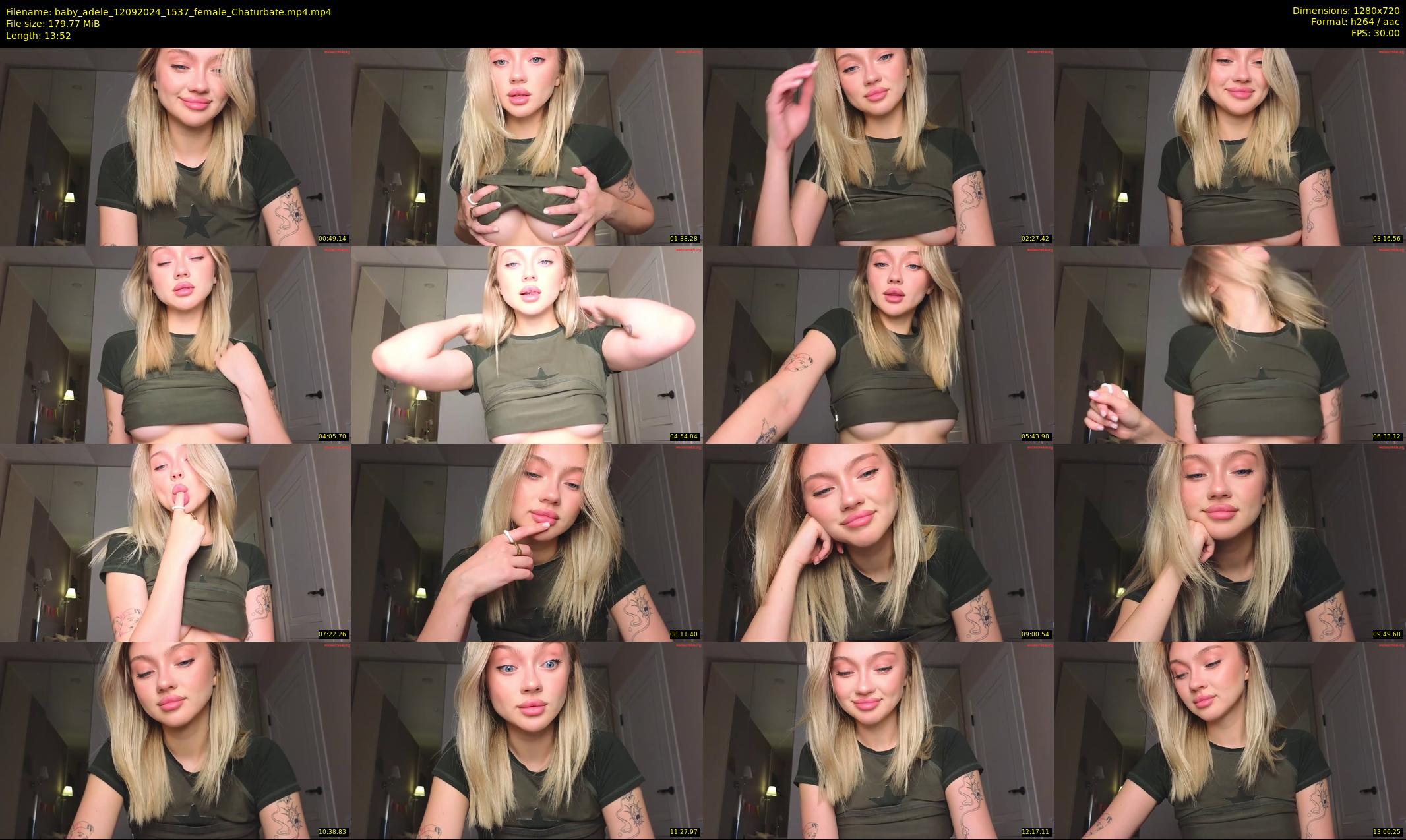 baby_adele — 14 minute Chaturbate female cam show recording, 720p, Sep 12, 2024