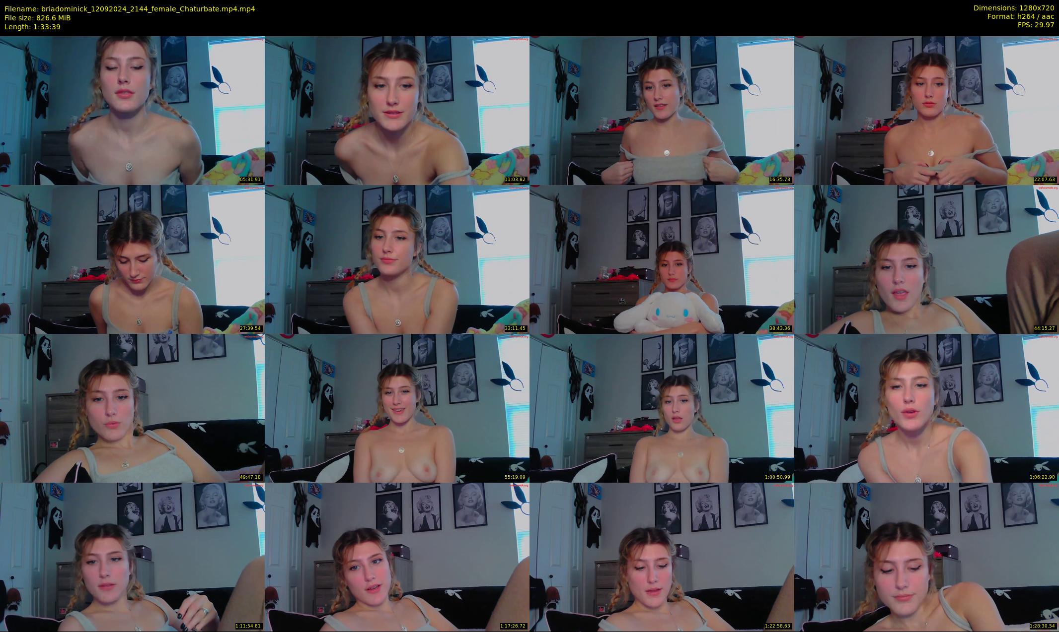 briadominick — 94 minute Chaturbate couple cam show recording, 720p, Sep 12, 2024