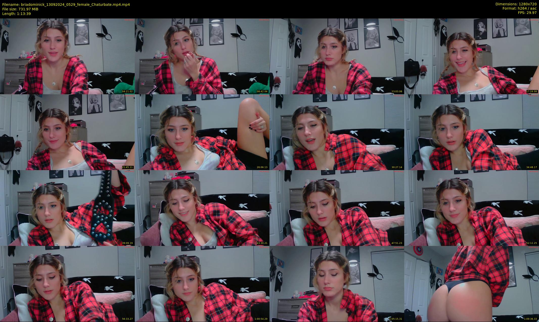 briadominick — 74 minute Chaturbate couple cam show recording, 720p, Sep 13, 2024