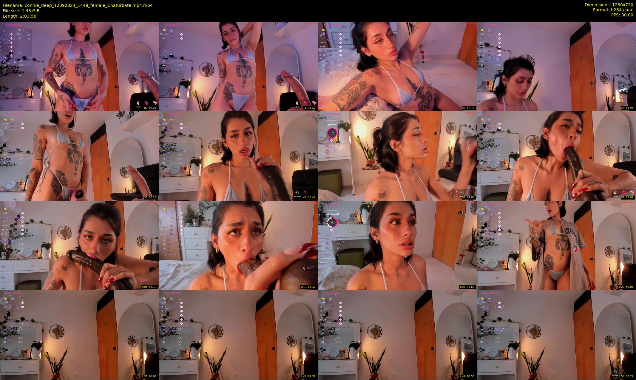connie_deep — 124 minute Chaturbate female cam show recording, 720p, Sep 12, 2024