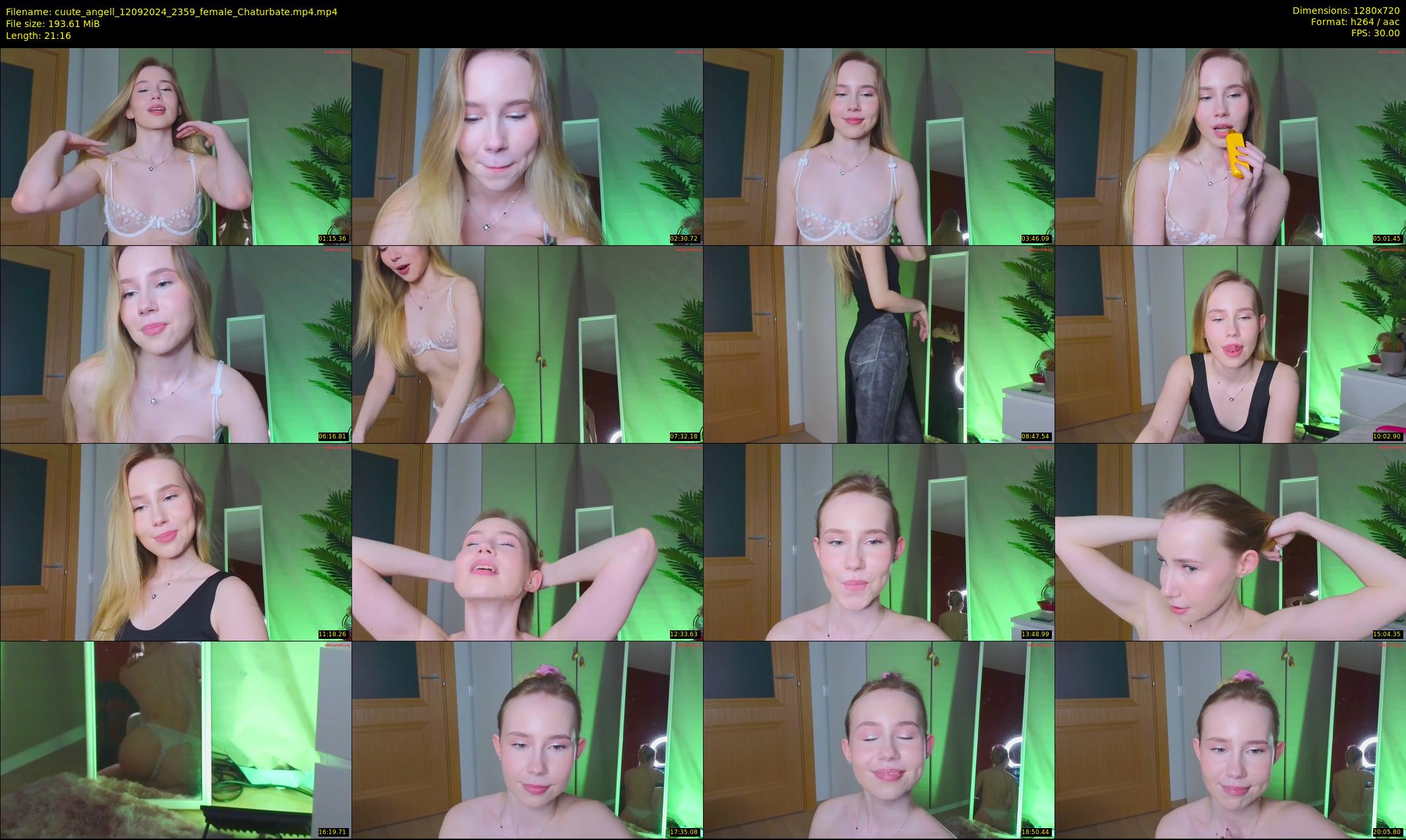 cuute_angell — 22 minute Chaturbate female cam show recording, 720p, Sep 12, 2024