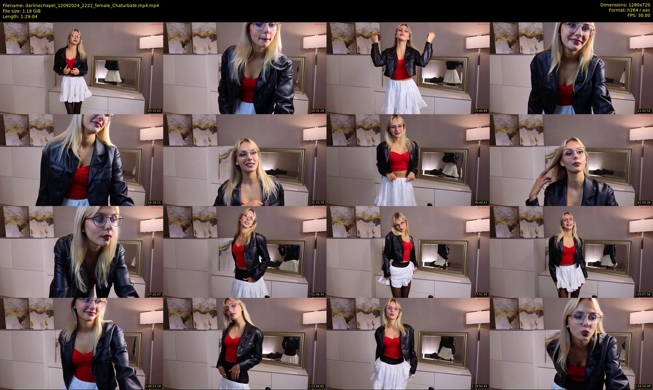 darlinechapel — 90 minute Chaturbate female cam show recording, 720p, Sep 12, 2024