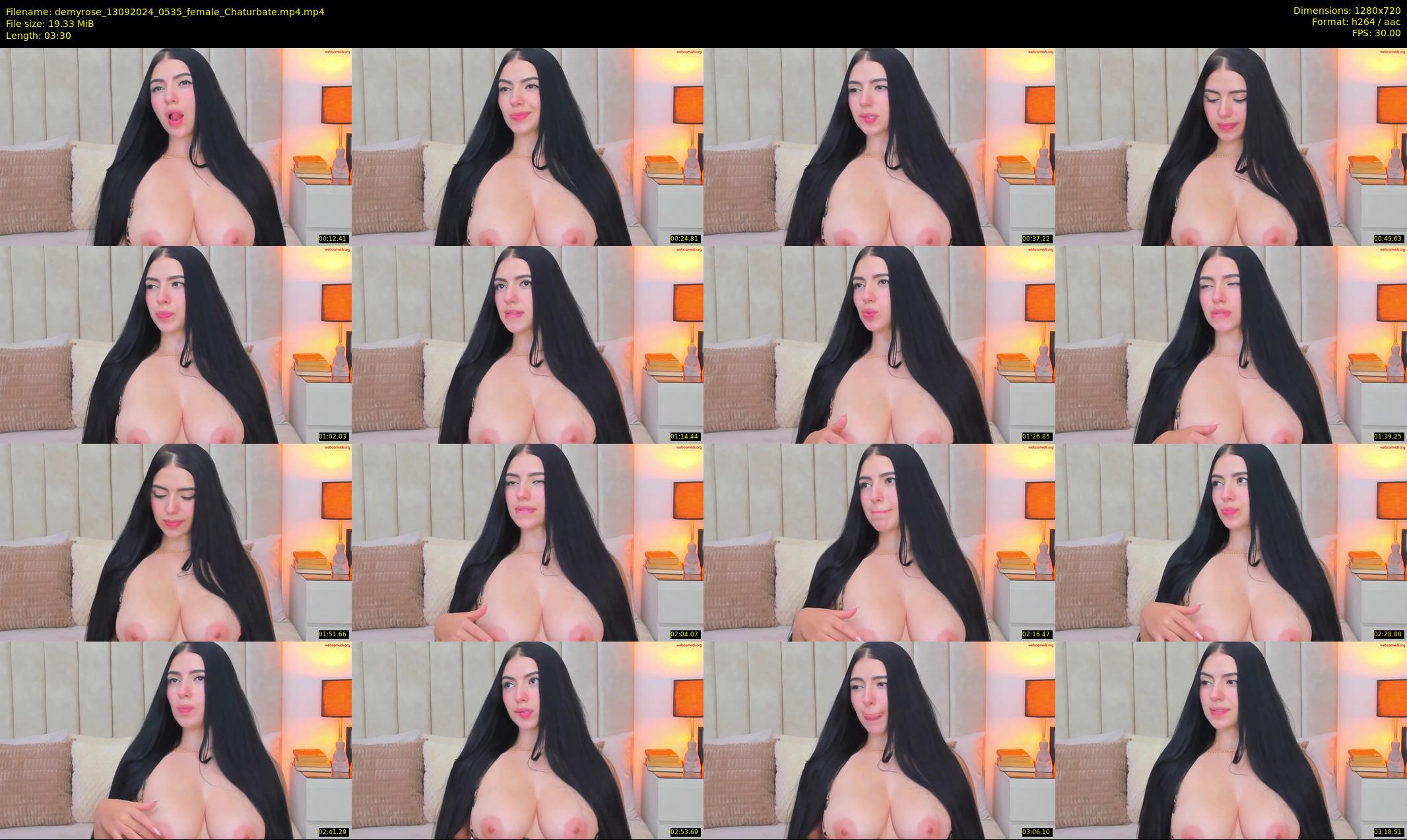 demyrose — 4 minute Chaturbate female cam show recording, 720p, Sep 13, 2024