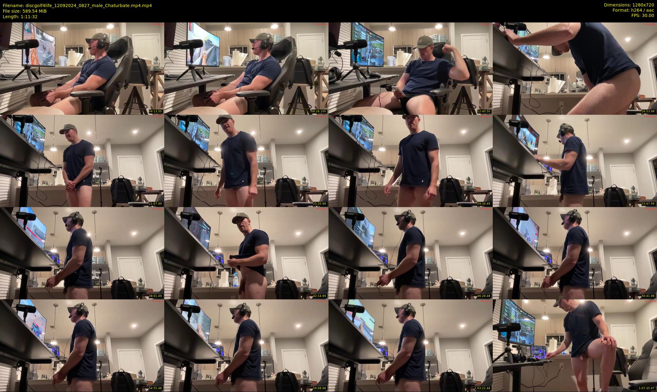discgolf4life — 72 minute Chaturbate male cam show recording, 720p, Sep 12, 2024
