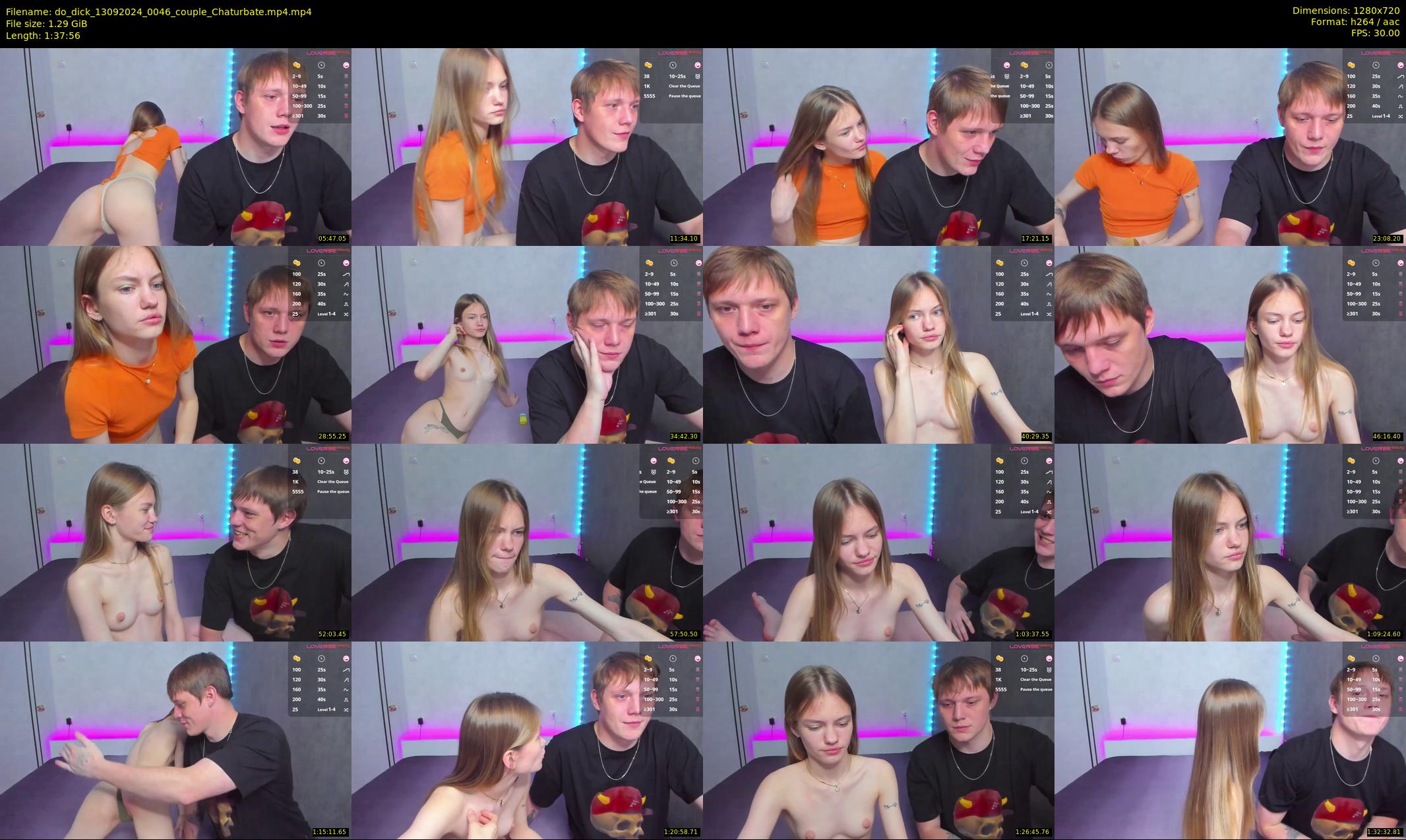 do_dick — 98 minute Chaturbate couple cam show recording, 720p, Sep 13, 2024