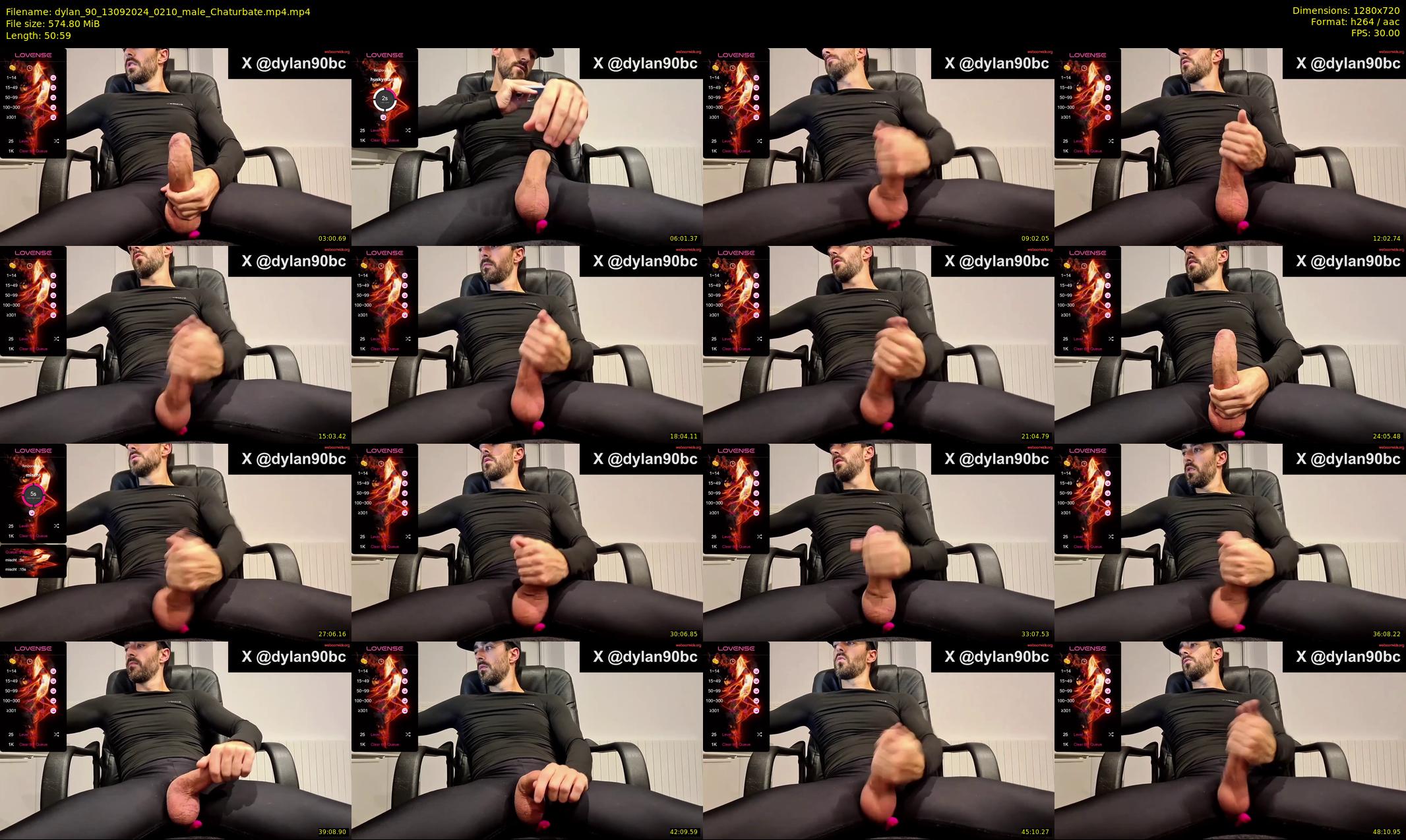 dylan_90 — 51 minute Chaturbate male cam show recording, 720p, Sep 13, 2024
