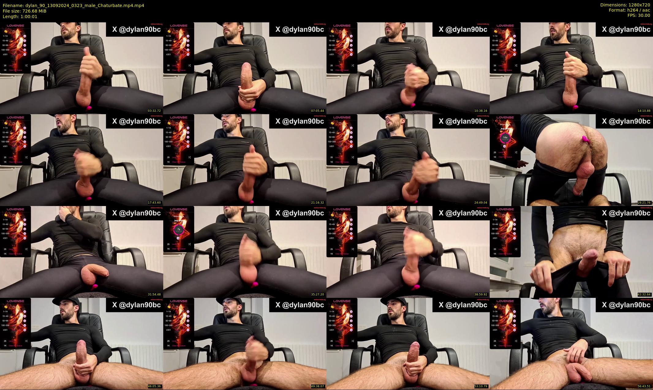 dylan_90 — 61 minute Chaturbate male cam show recording, 720p, Sep 13, 2024