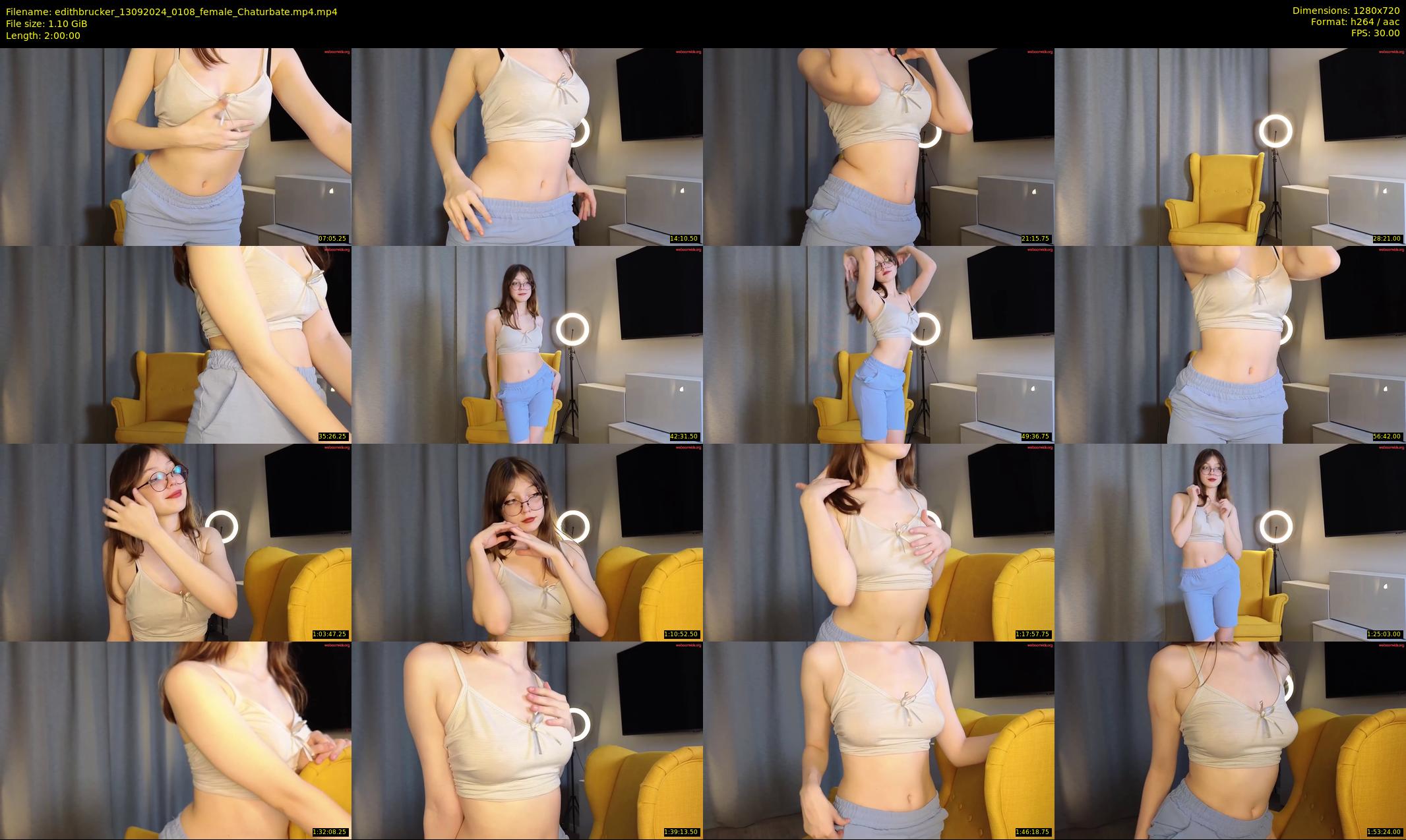 edithbrucker — 120 minute Chaturbate female cam show recording, 720p, Sep 13, 2024
