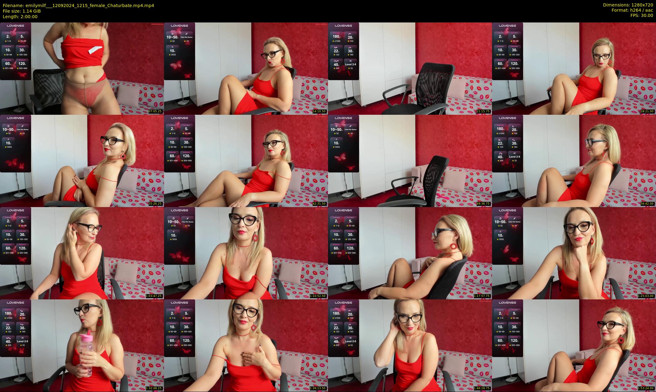 emilymilf__ — 120 minute Chaturbate female cam show recording, 720p, Sep 12, 2024