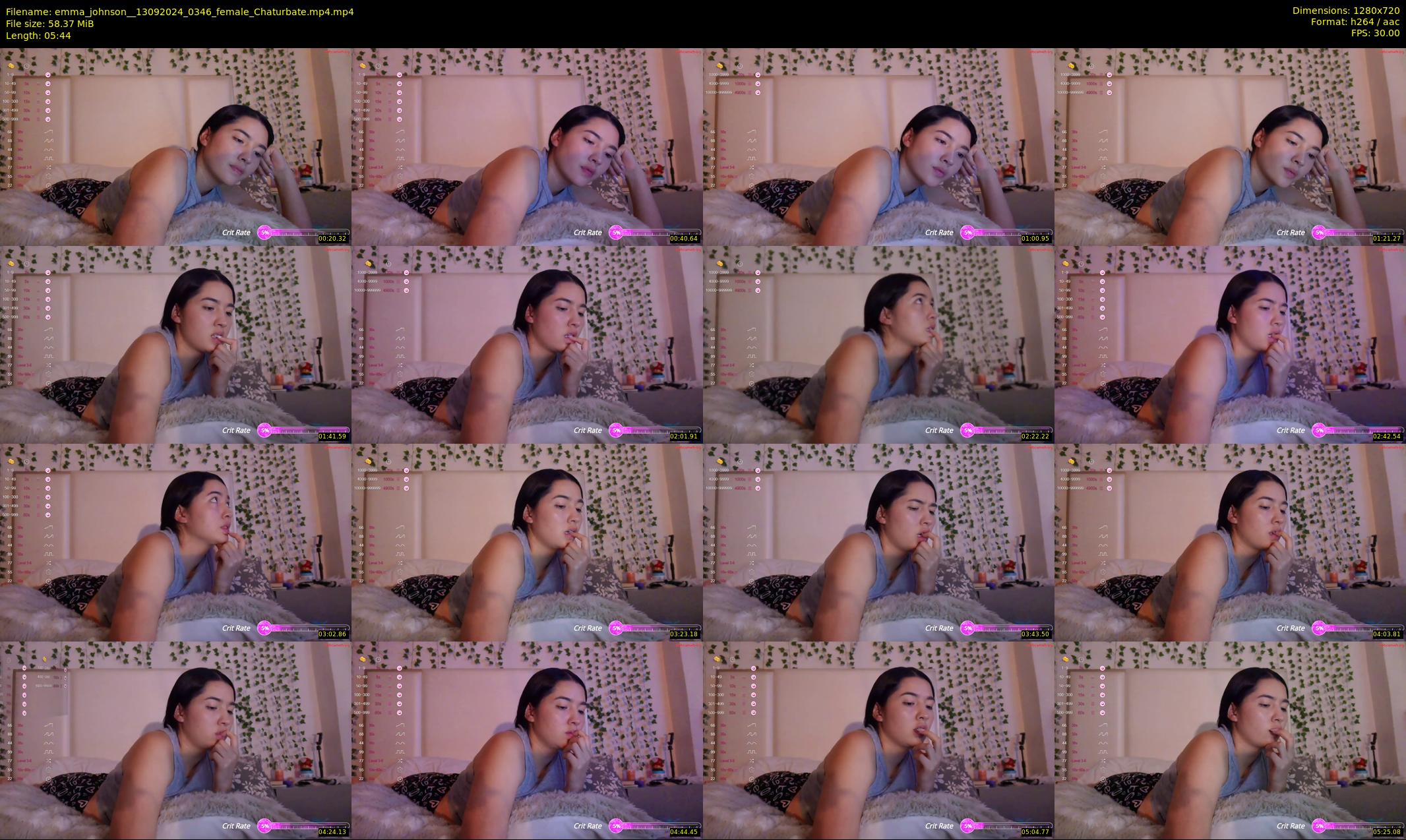 emma_johnson_ — 6 minute Chaturbate female cam show recording, 720p, Sep 13, 2024