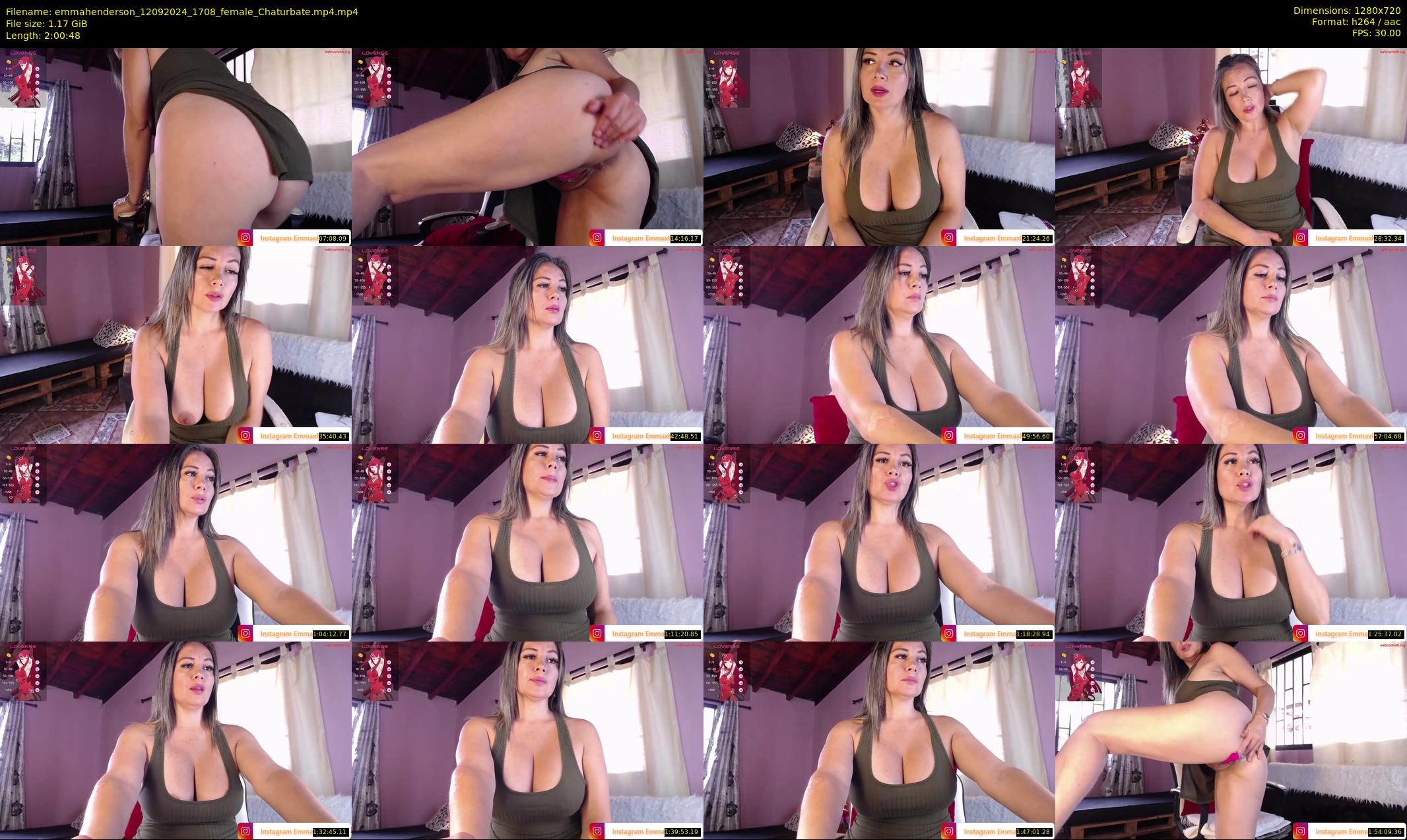 emmahenderson — 121 minute Chaturbate female cam show recording, 720p, Sep 12, 2024