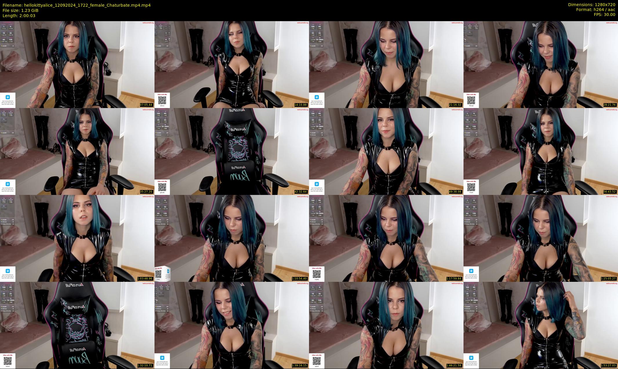 hellokittyalice — 121 minute Chaturbate female cam show recording, 720p, Sep 12, 2024