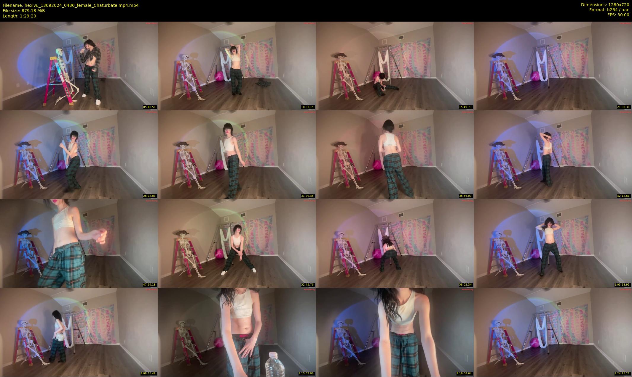 hexivu — 90 minute Chaturbate female cam show recording, 720p, Sep 13, 2024