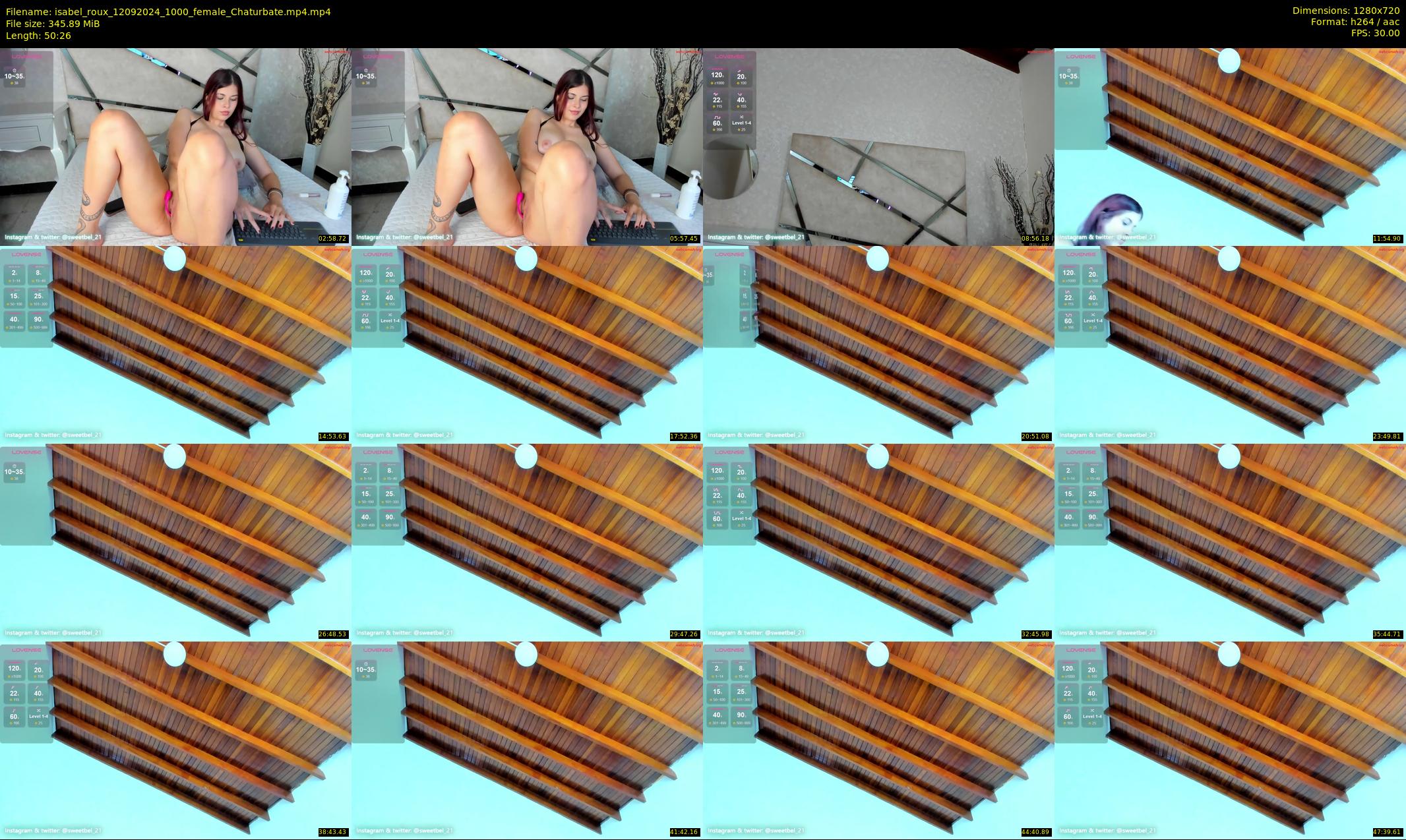 isabel_roux — 51 minute Chaturbate female cam show recording, 720p, Sep 12, 2024