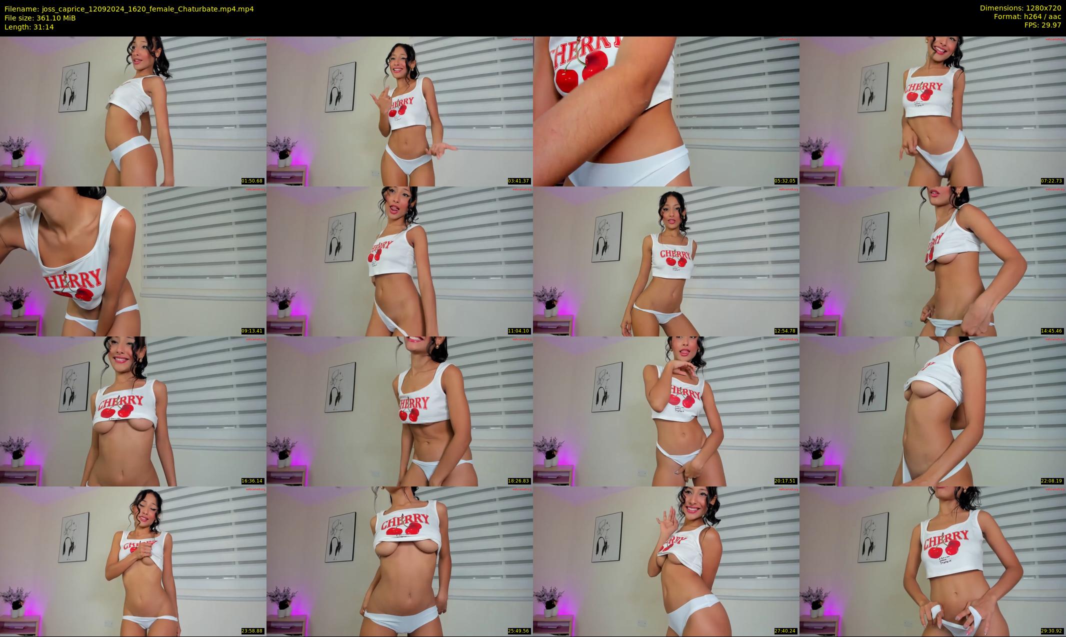 joss_caprice — 32 minute Chaturbate female cam show recording, 720p, Sep 12, 2024