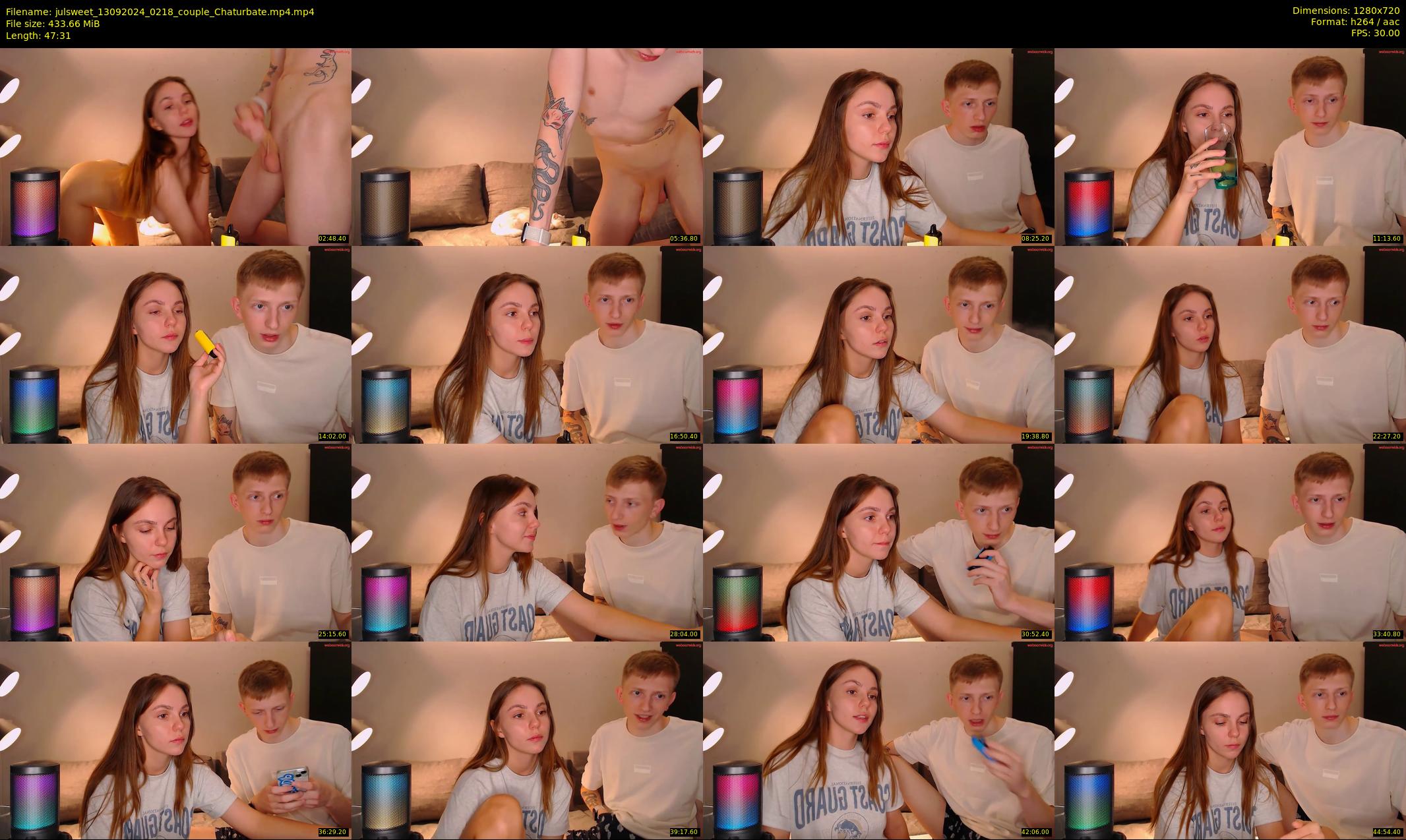 julsweet — 48 minute Chaturbate male cam show recording, 720p, Sep 13, 2024