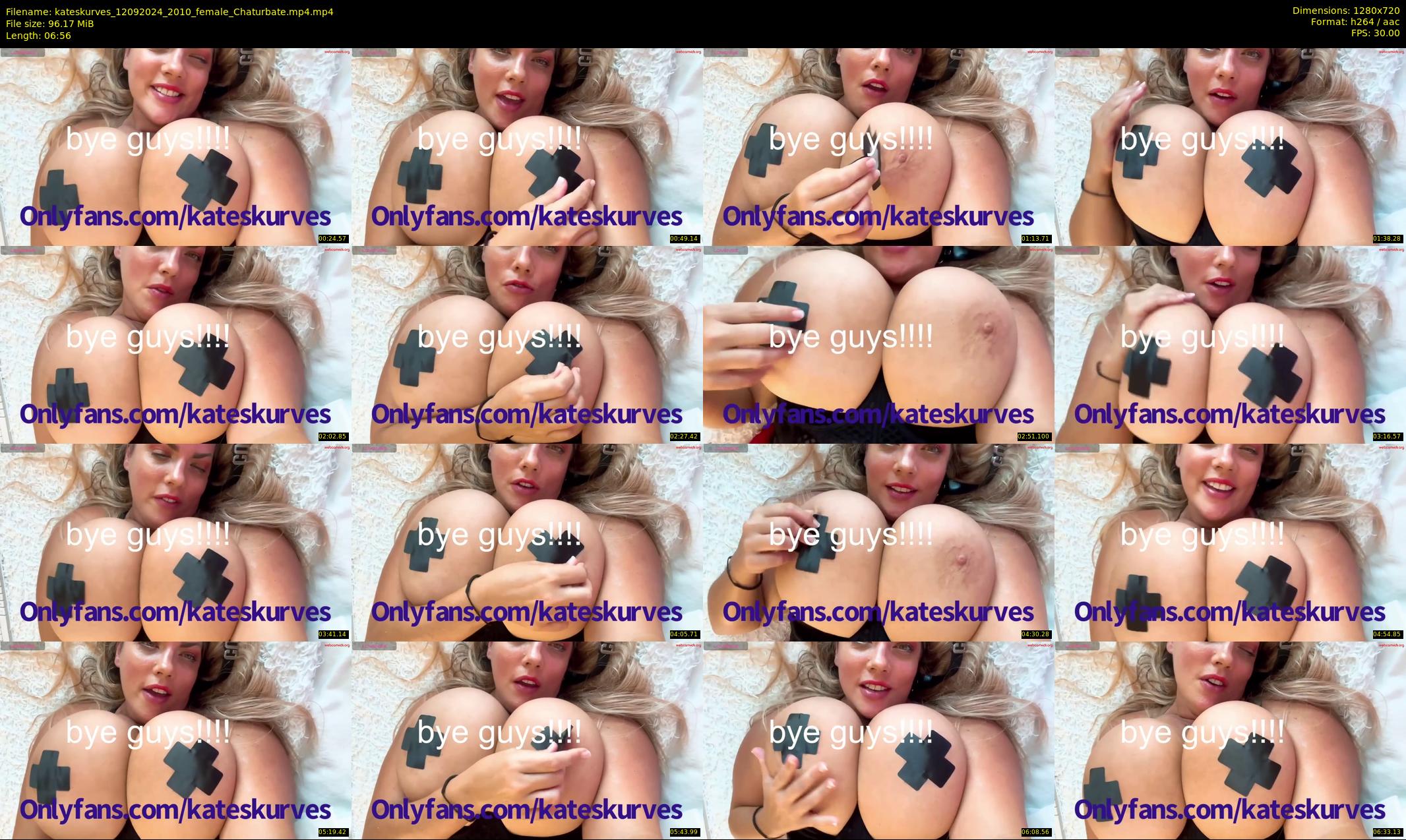 kateskurves — 7 minute Chaturbate female cam show recording, 720p, Sep 12, 2024