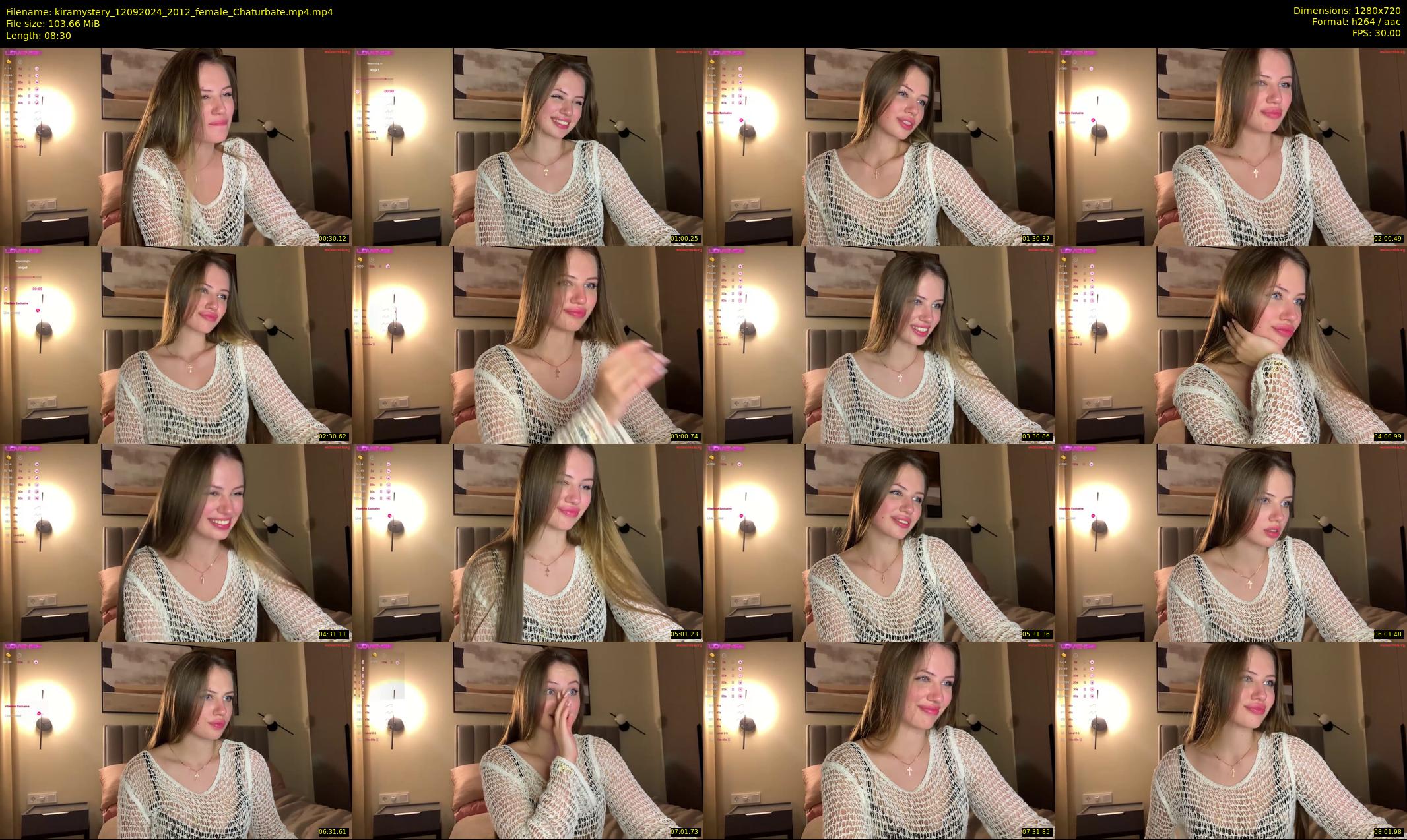 kiramystery — 9 minute Chaturbate female cam show recording, 720p, Sep 12, 2024